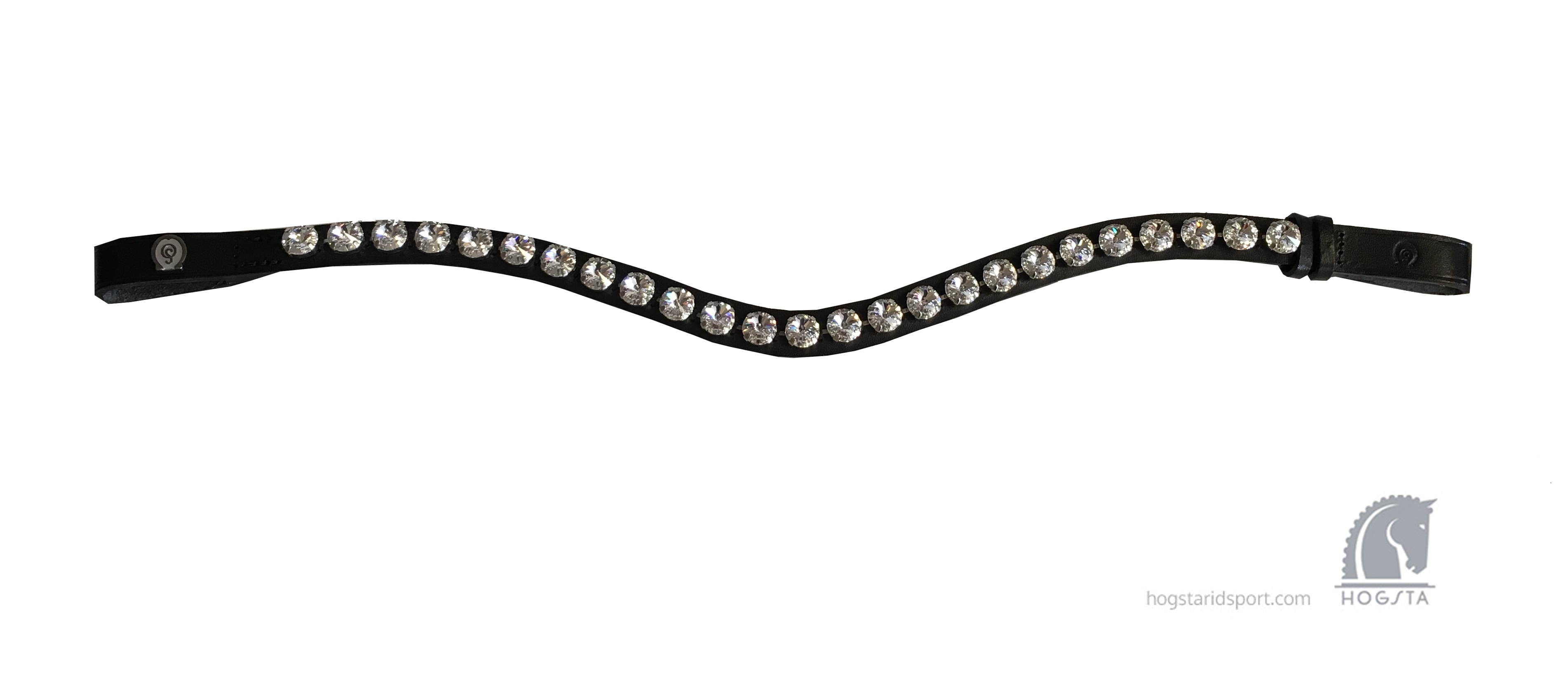 Browband OS Rivoli - Black - Crystal