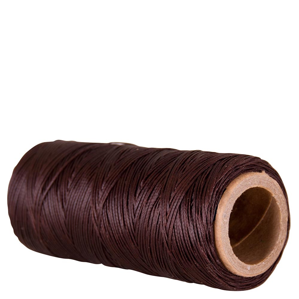 Waxed Plaiting Thread from Horka - Brown - Hogstaonline - Hogsta