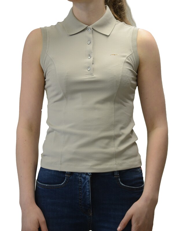 Sleeveless polo Brandy - Beige 