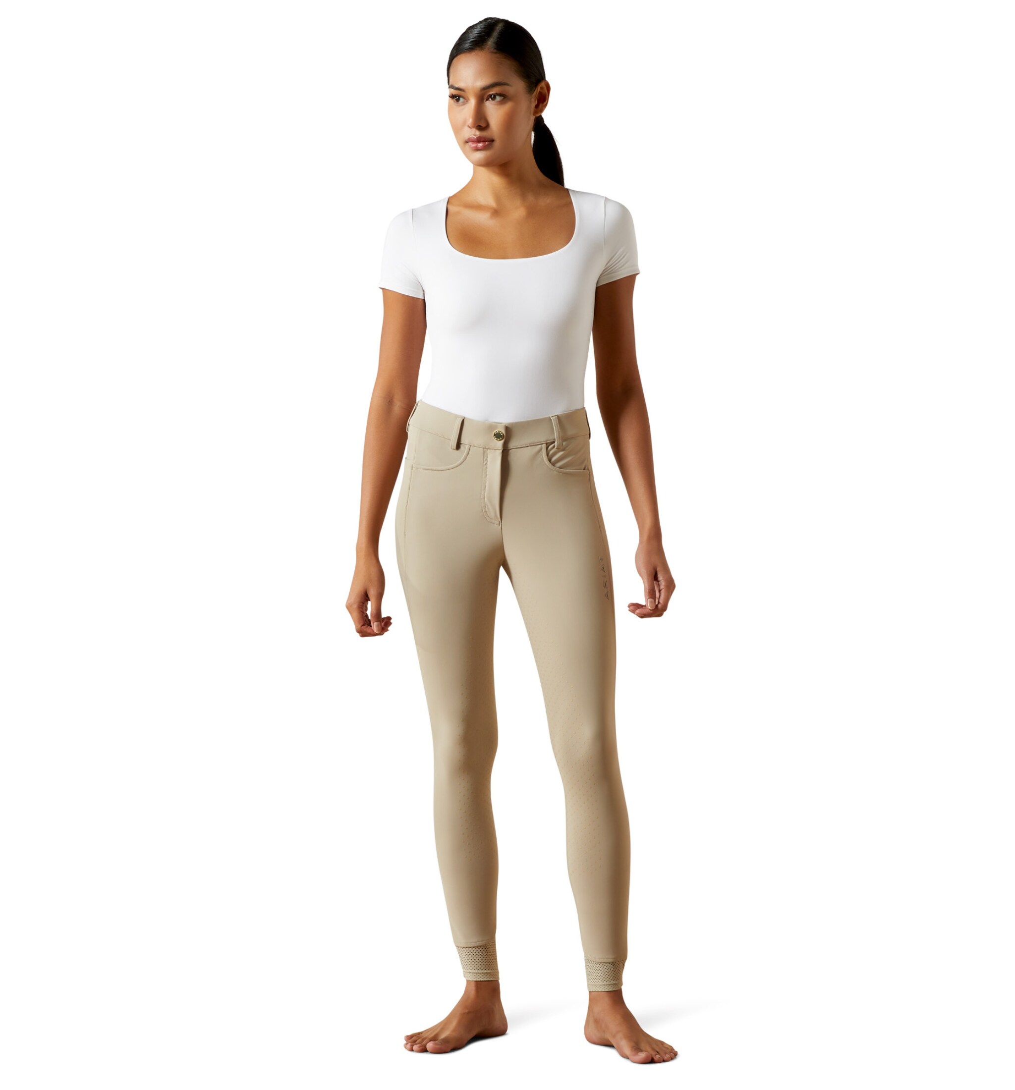 Ridbyxor Tri Factor i beige färg