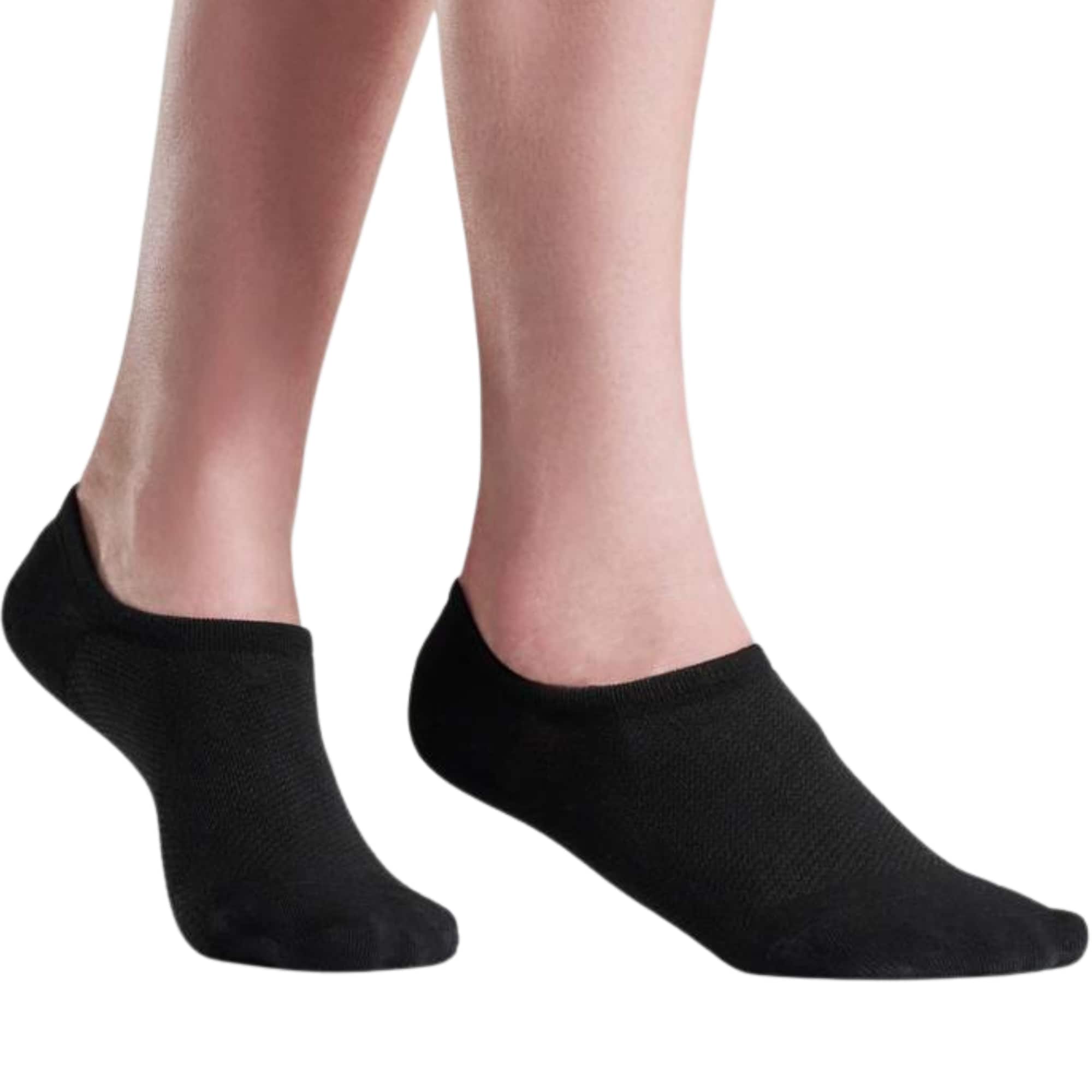 Ankel socks of Bambu - Black - 7-pack