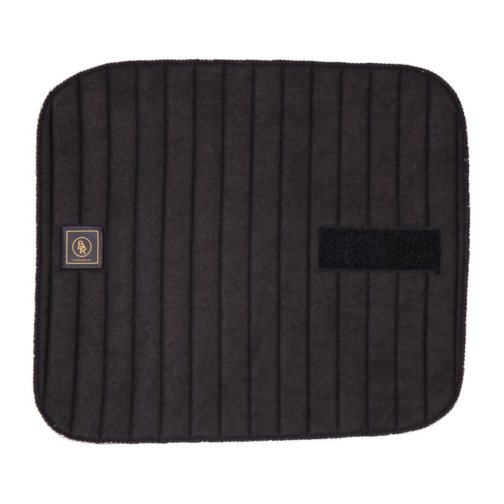 Svart kanalsydd ripadd med BR-logga