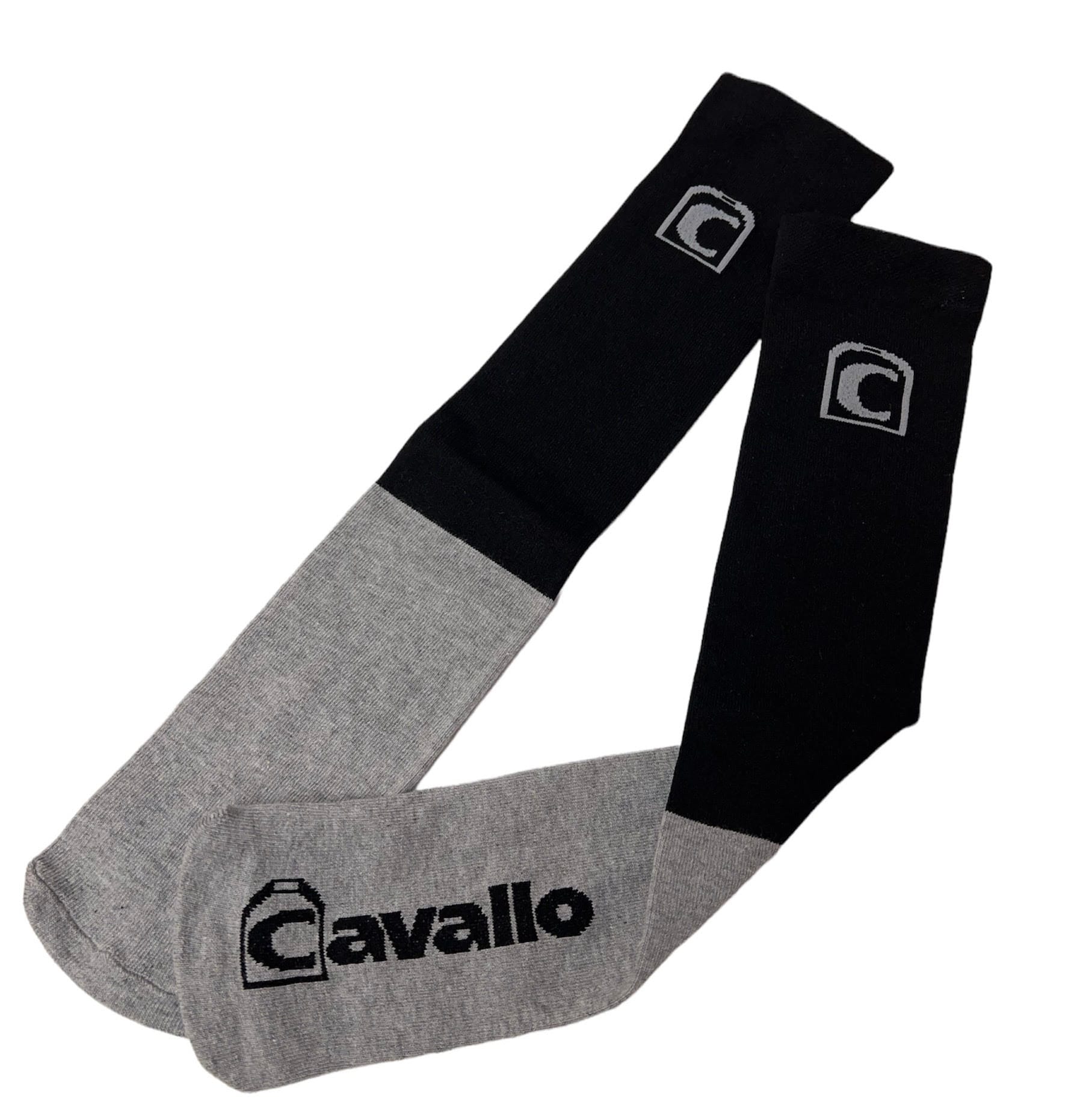 Cavalsaba Duo Riding socks - Black