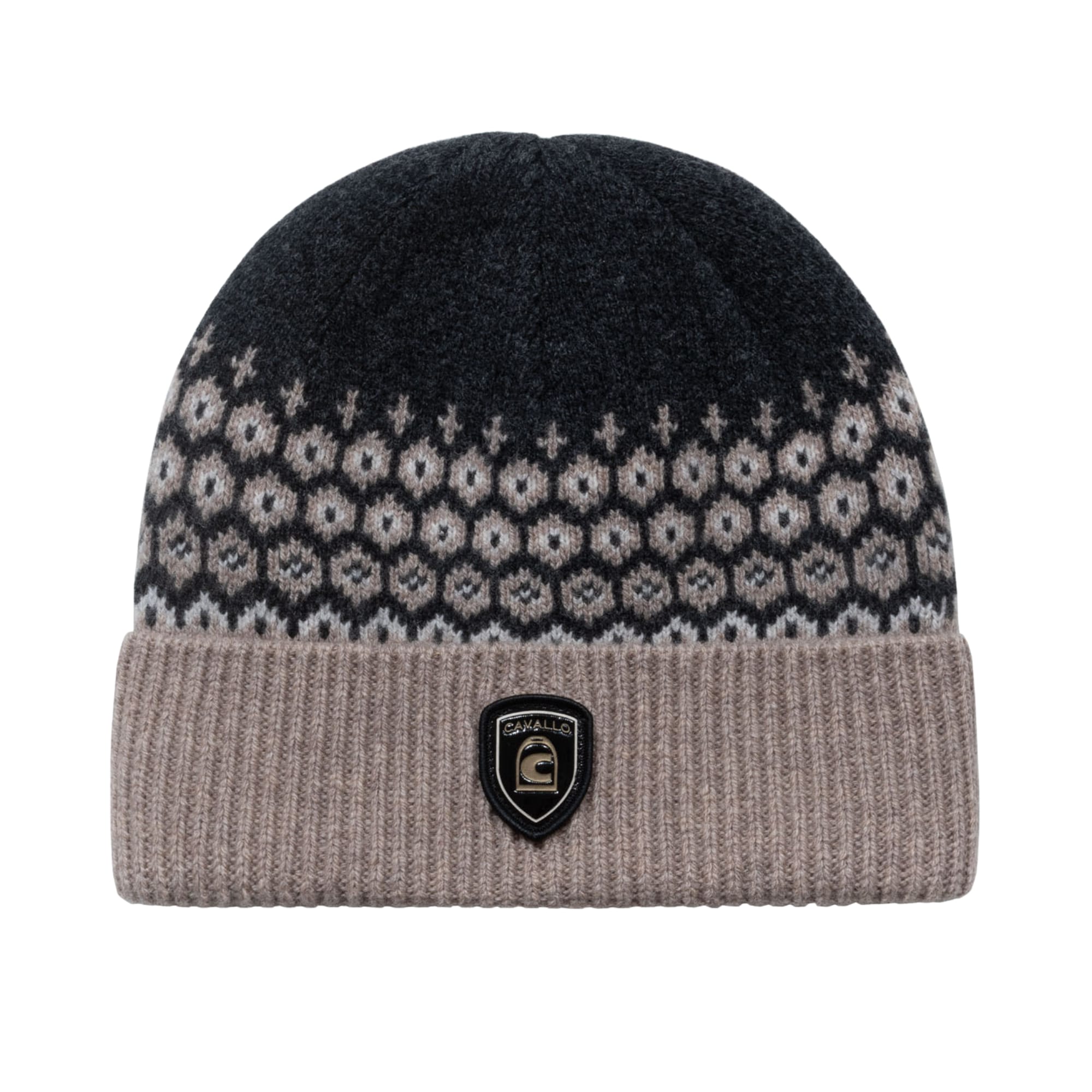 Cavalloe Knitted Winter Beanie - Anthracite Melange