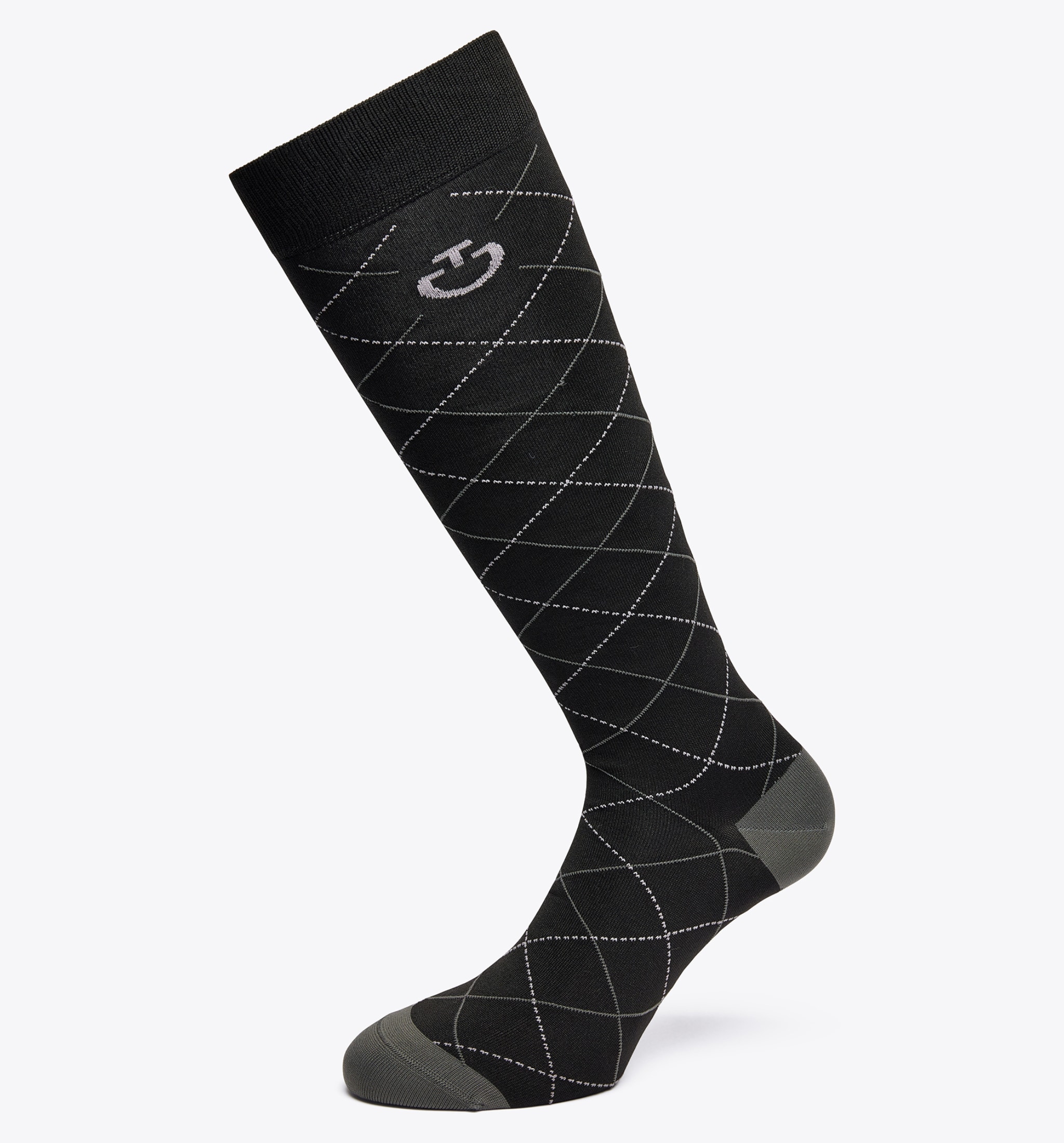 CT argyle riding socks from Cavalleria Toscana - Black - Hogstaonline -  Hogsta Ridsport