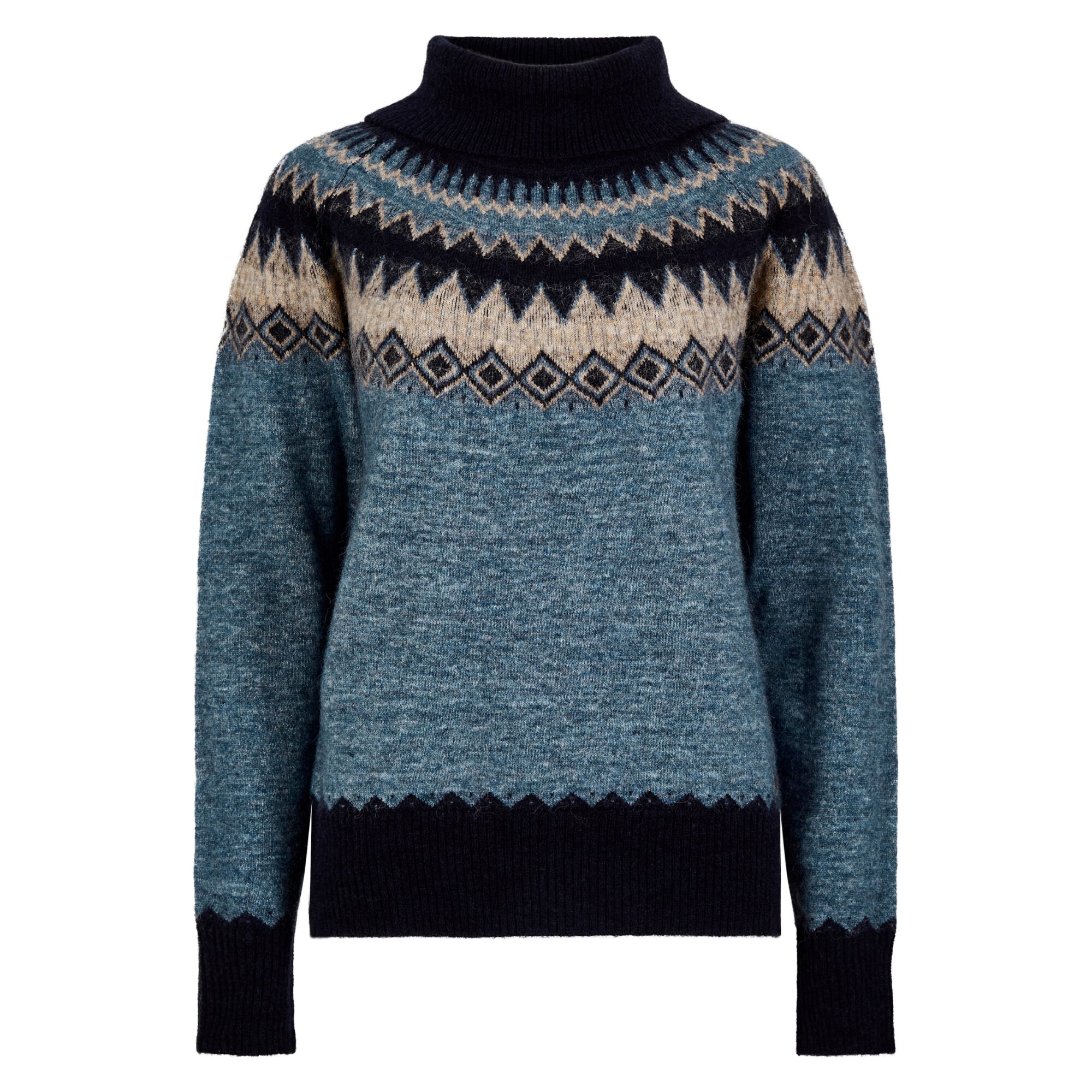 Devlin Knitted Sweater - Navy Multi