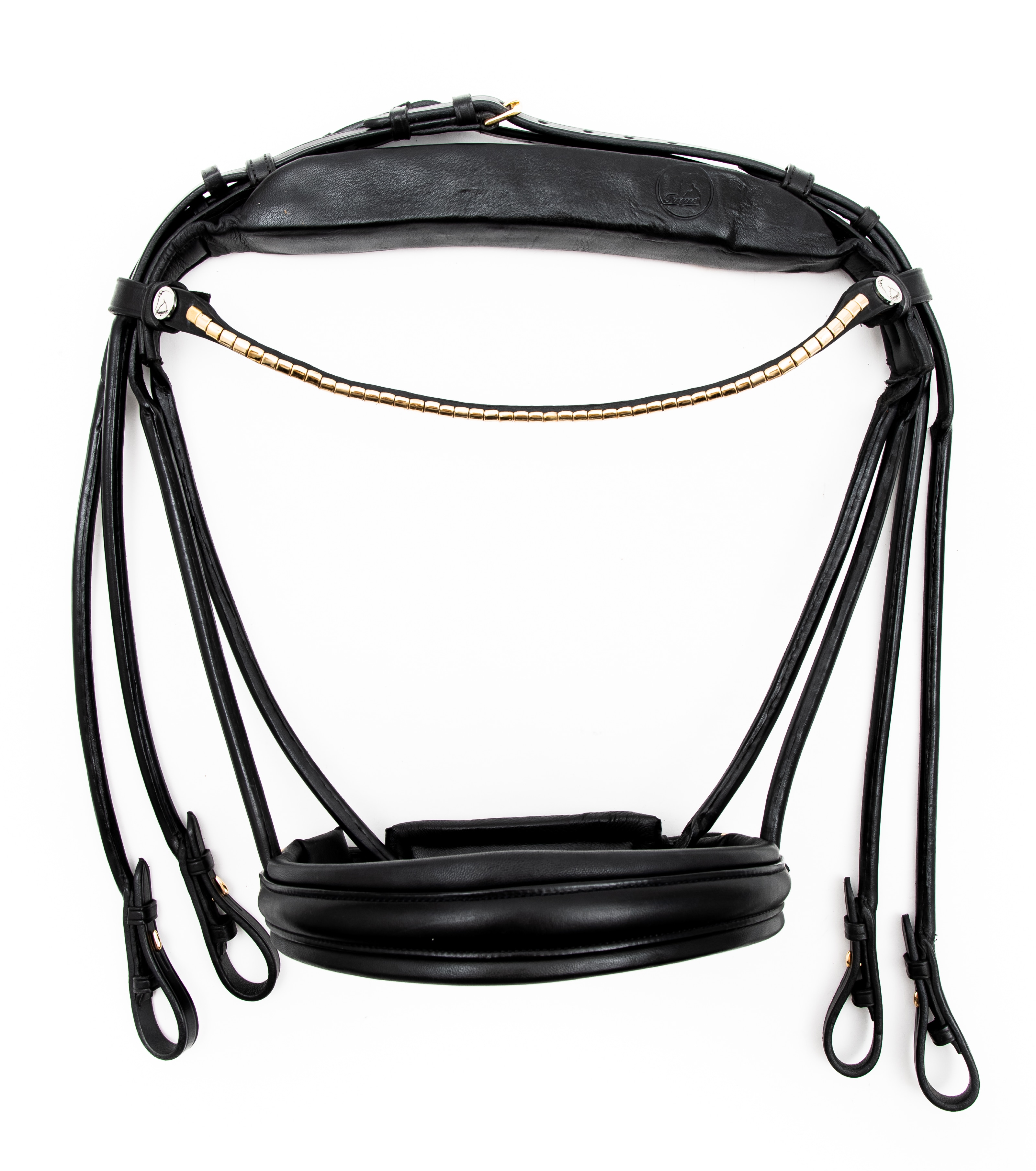 Finesse double Bridle - Black/black - Full