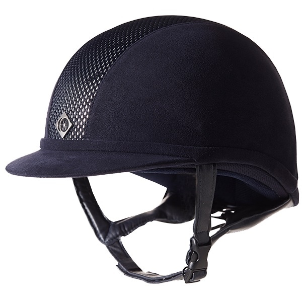 Ayr8 Riding helmet - Navy/Silver