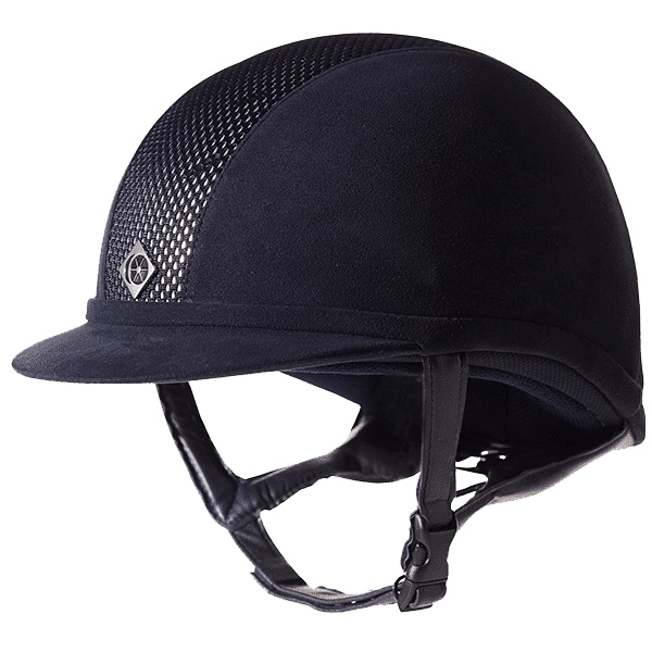 Ayr8 Plus Riding helmet - Navy/Silver