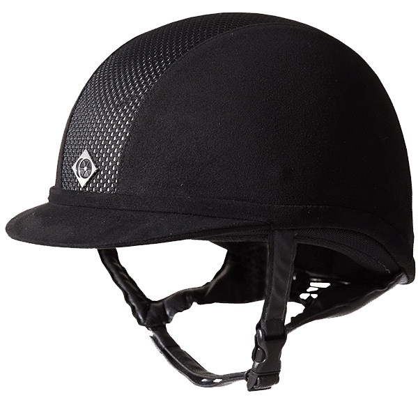 Ayr8 Plus Riding helmet - Black/Silver