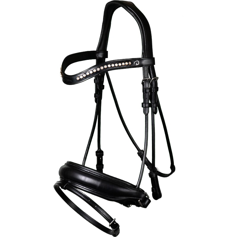 Round Sewn Bridle - Black