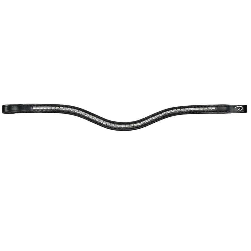 V shape browband “Steel clincher” - Black