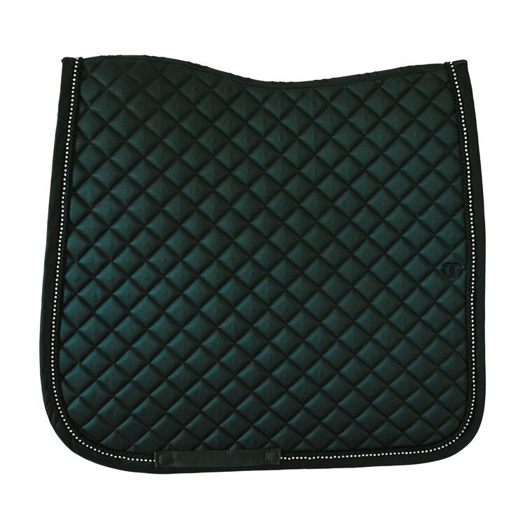 En Noir Dressage Saddle Pad - Dark Green
