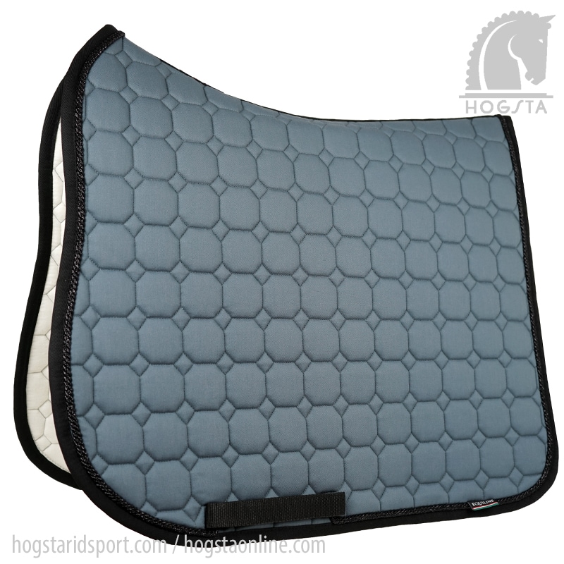 Octagon Dressage Saddle Pad - Grey/Black/Glitter
