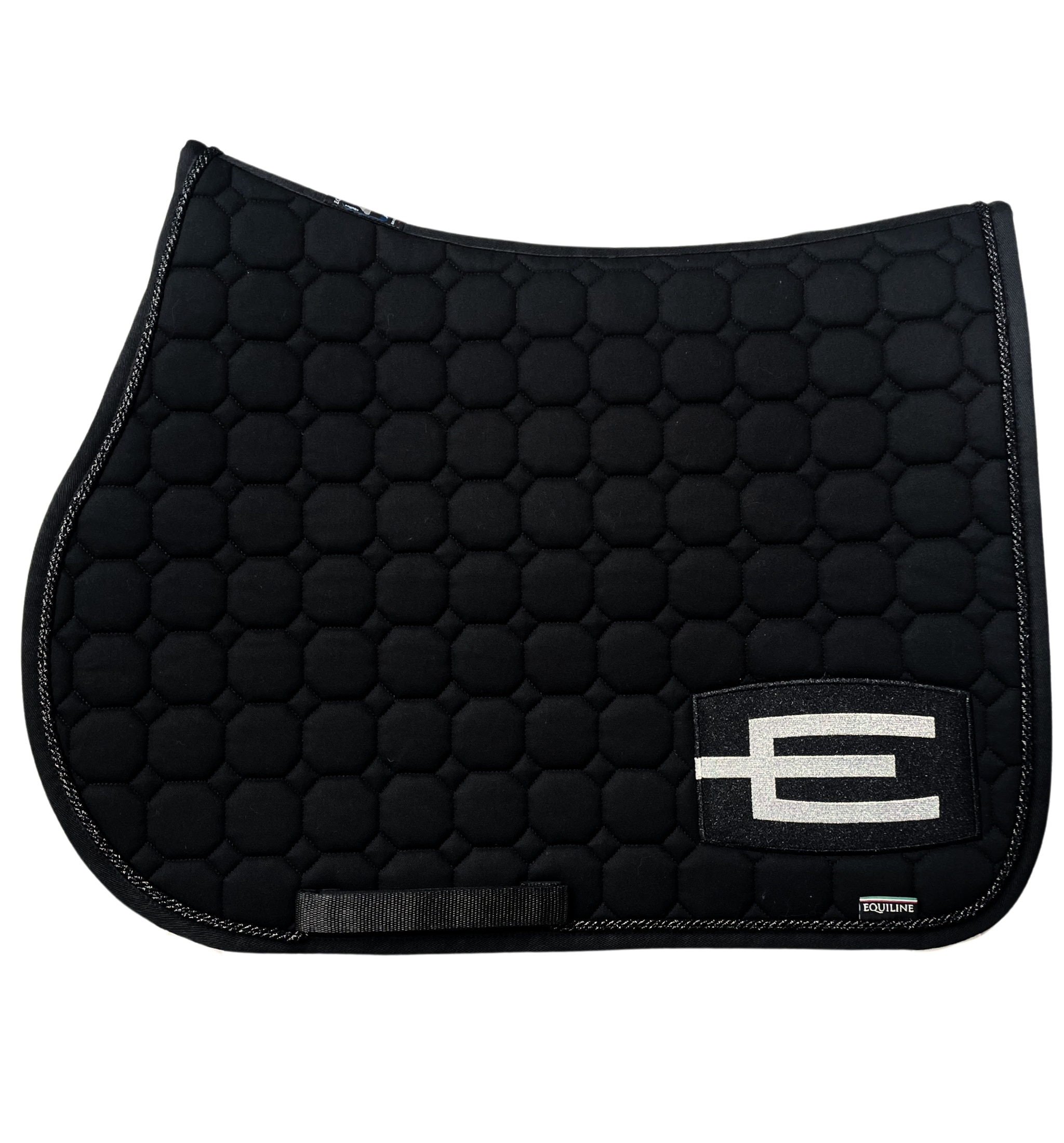 Jumping Saddle Pad E-Logo - Black