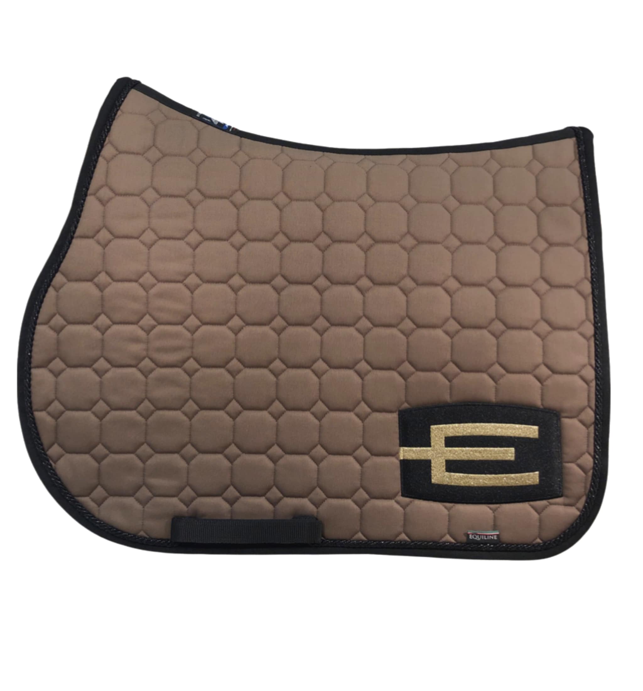 Jumping Saddle Pad G E-logo - Capp/Black/Gold