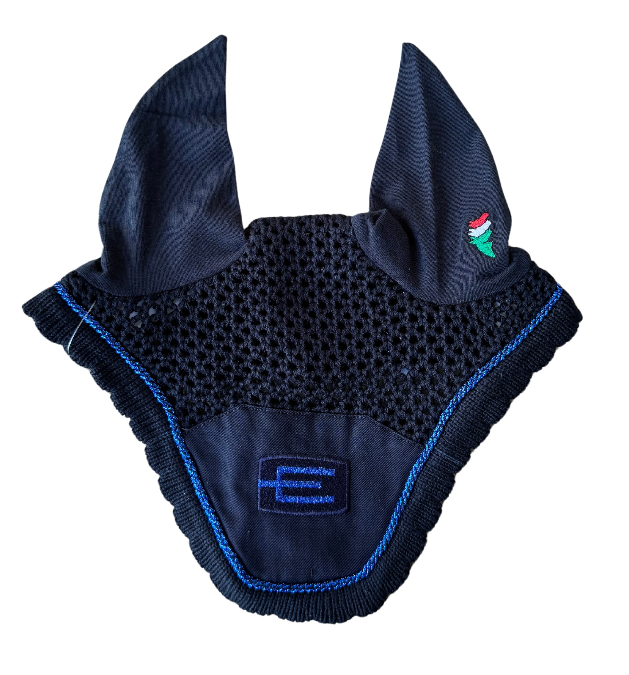 Kim Fly hood E-logo - Blue