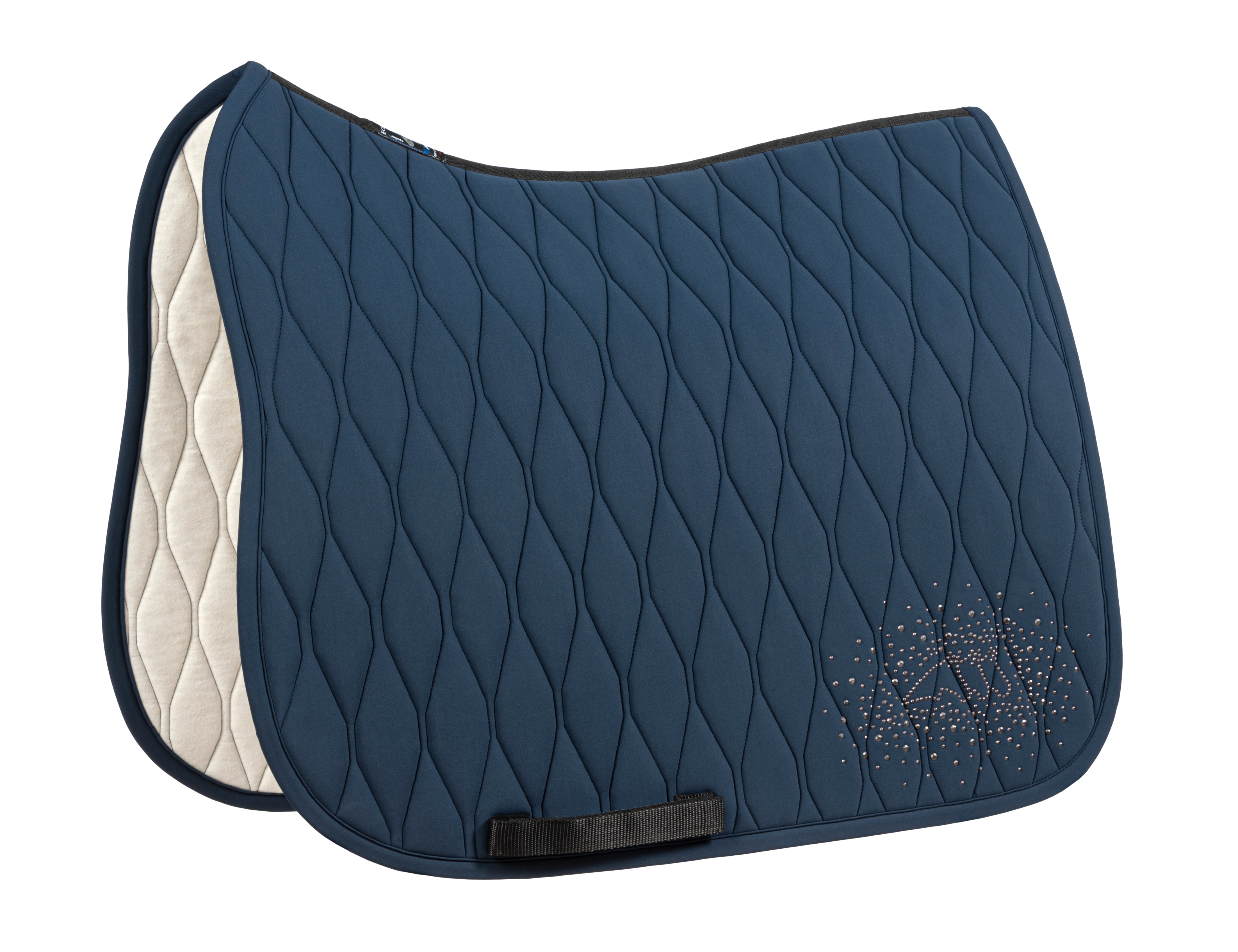 Esmune Dressage Saddle Pad - Diplomatic Blue