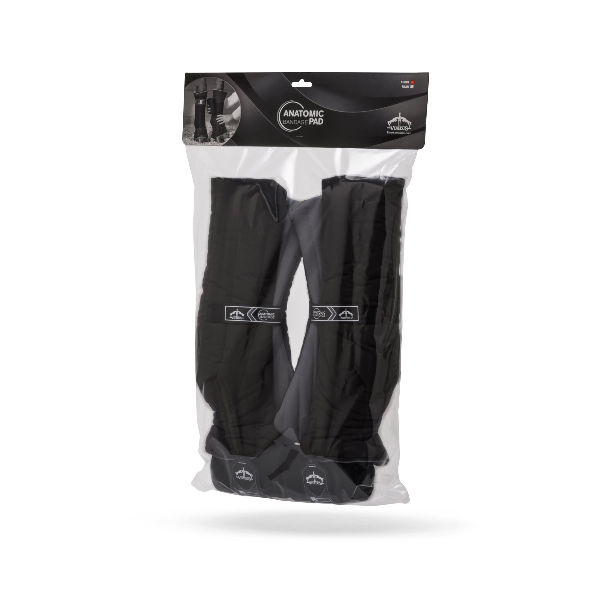Veredus kit med stallbandage och paddar för hästens bakben