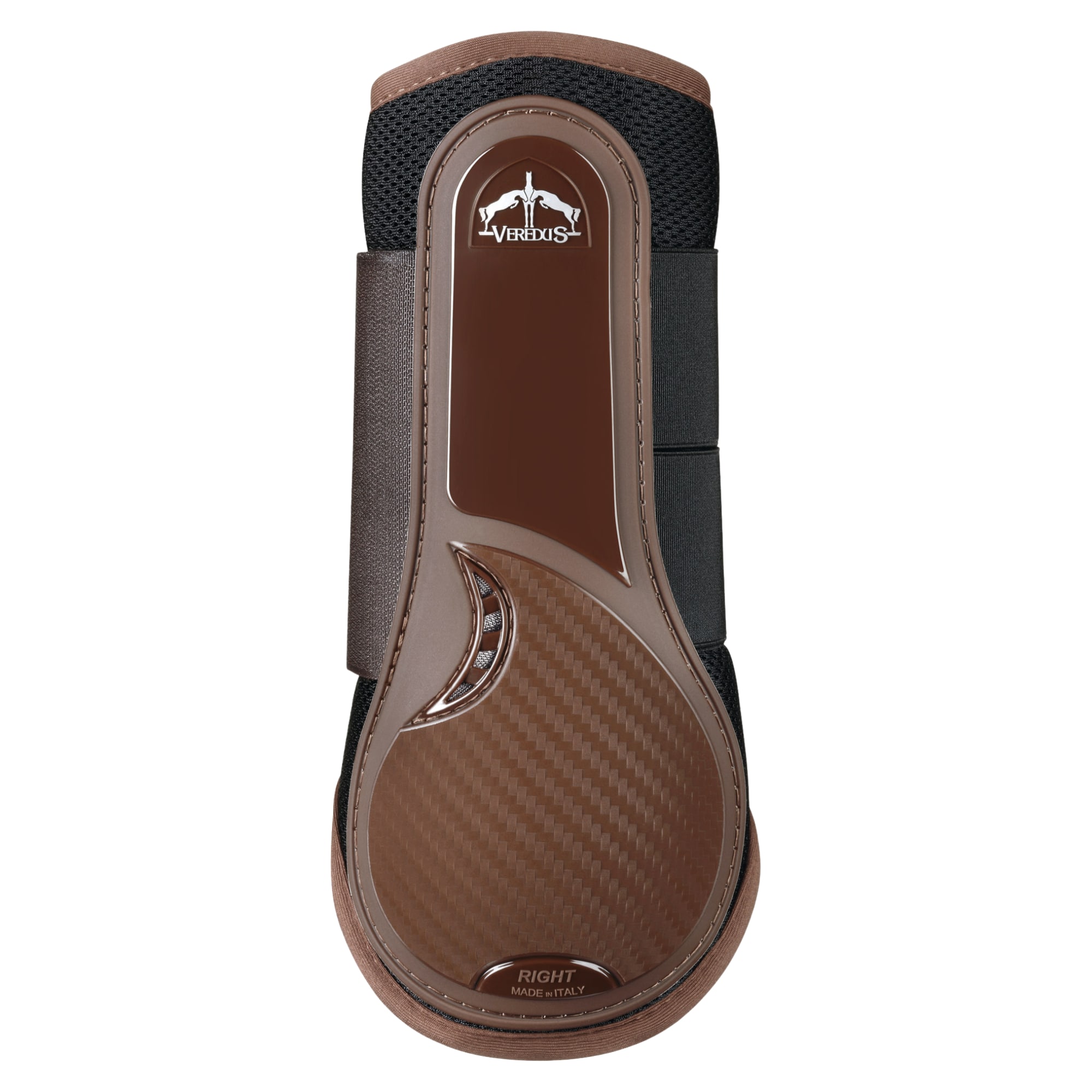 TRC Vento Brushing Boots Rear - Brown
