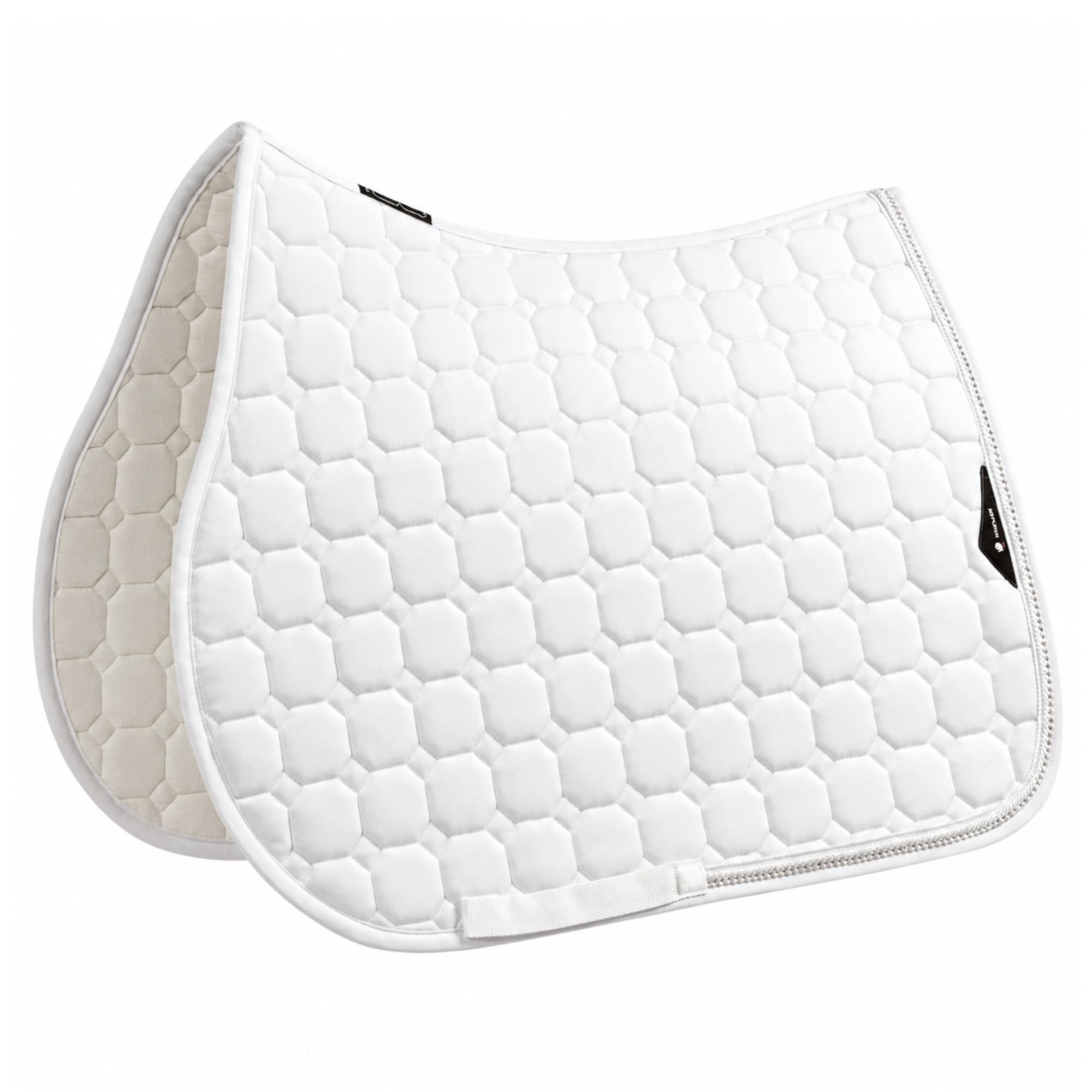 Eqcrystaro Jumping Saddle Pad - White
