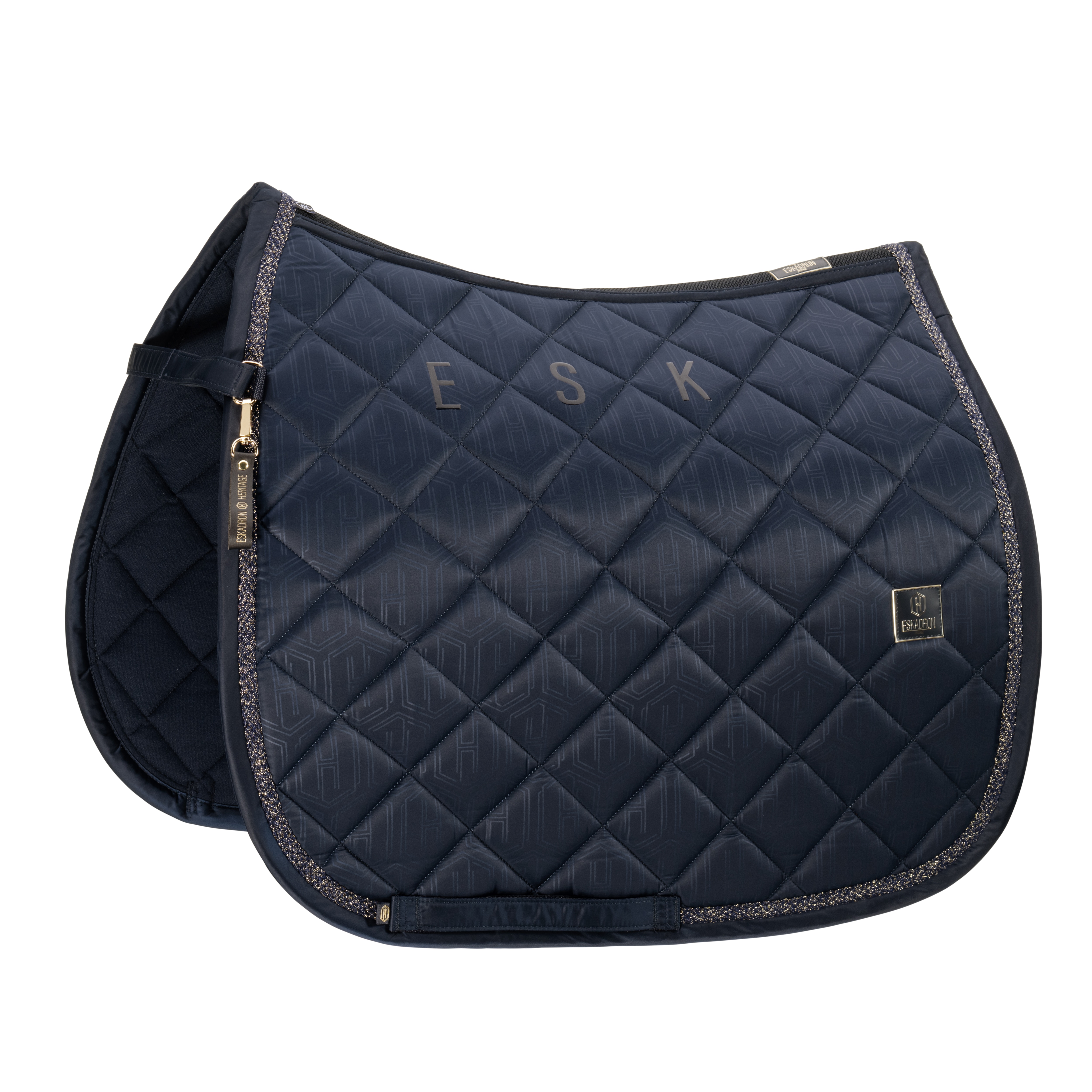 Eskadron Dressage saddle pad - Navy - Full