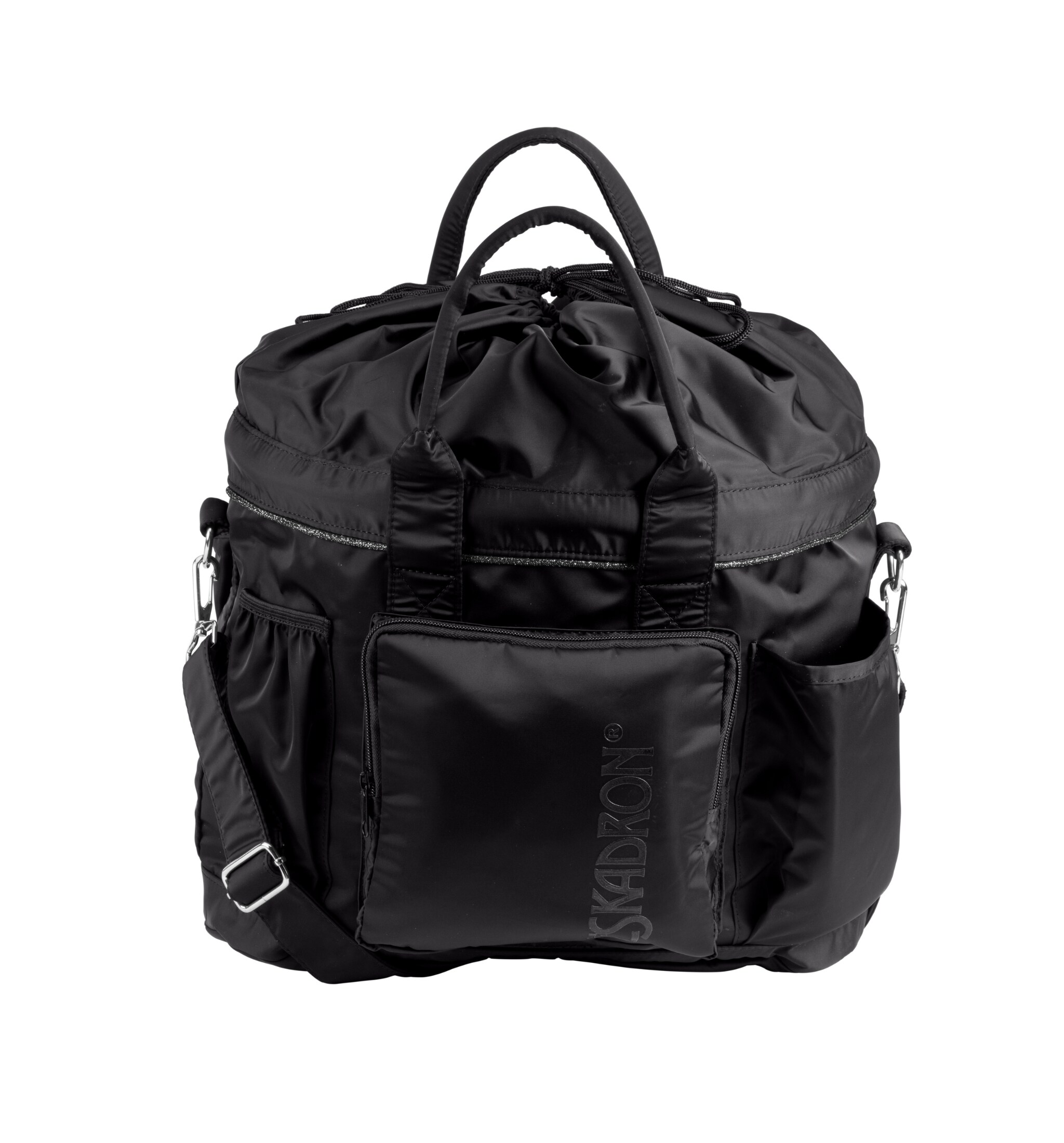 Praktisk groomingbag i svart från Eskadron med många fack