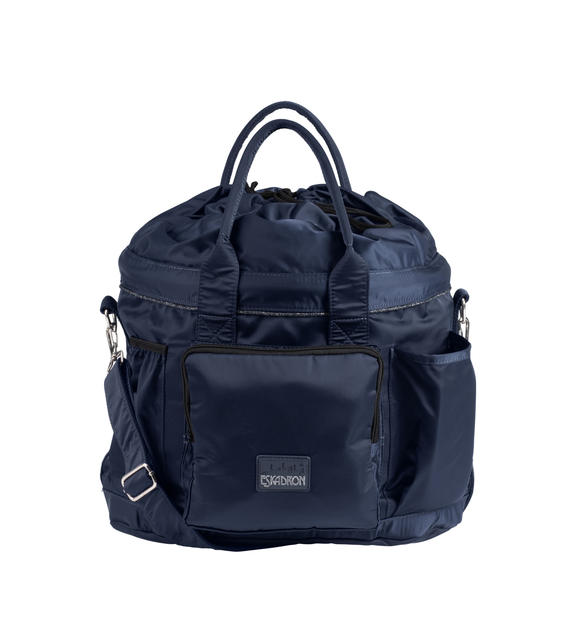 Praktisk groomingbag i marin i från Eskadron med många fack