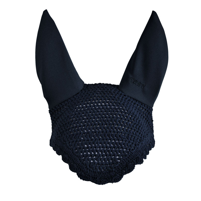 Knitted ear net - Dark navy