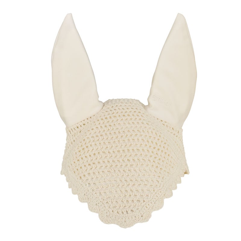 Knitted ear net - Cream