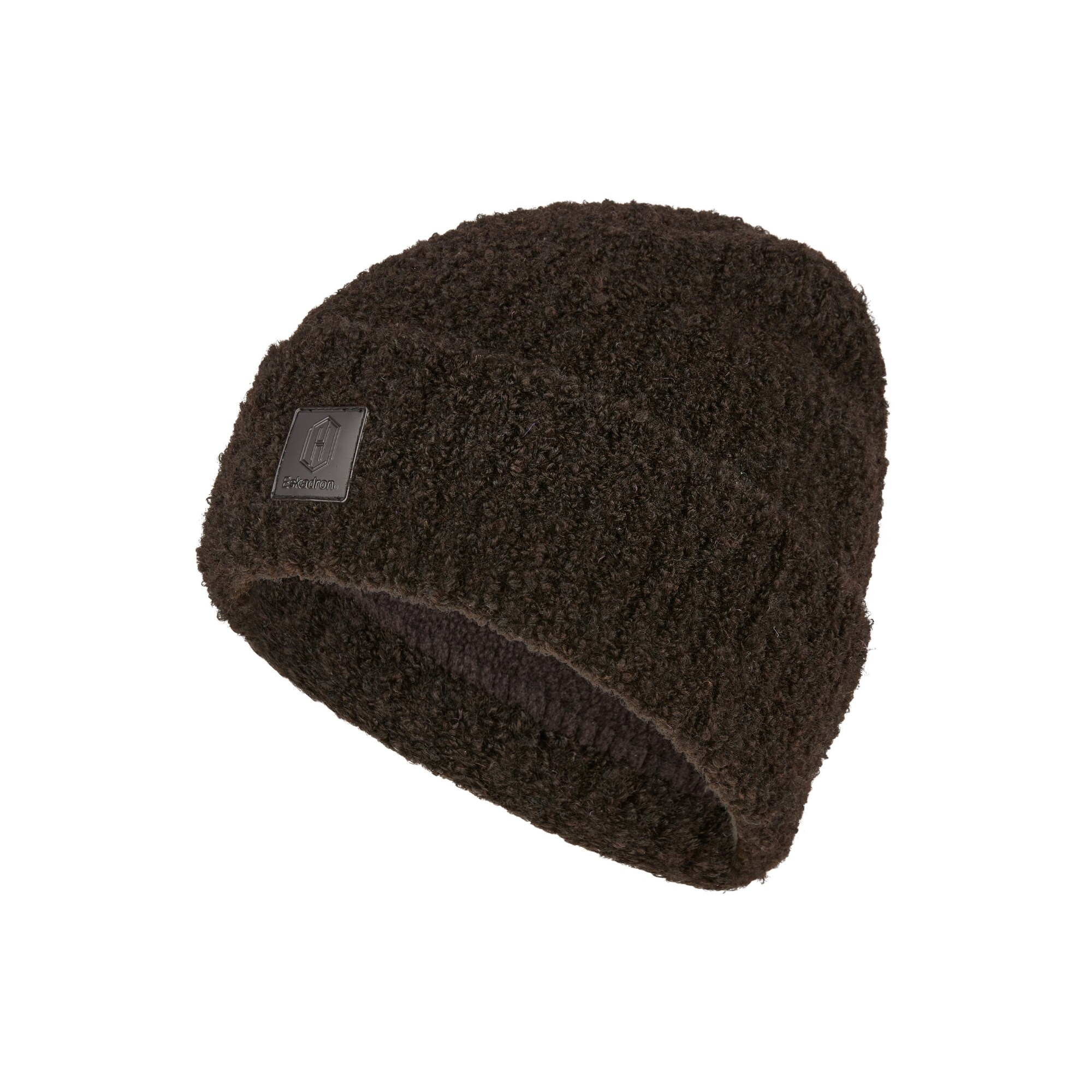 Bouclé Beanie - Black Truffle
