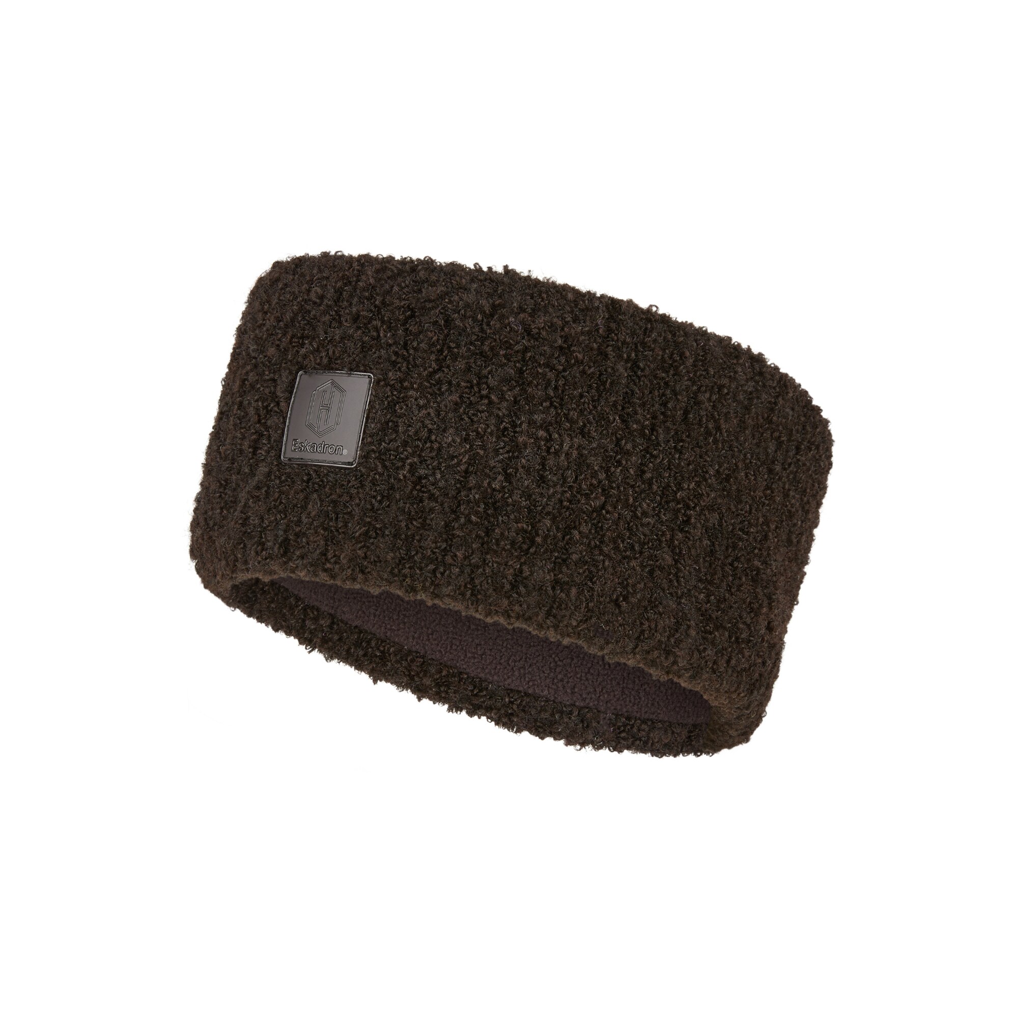 Bouclé Headband - Black Truffle