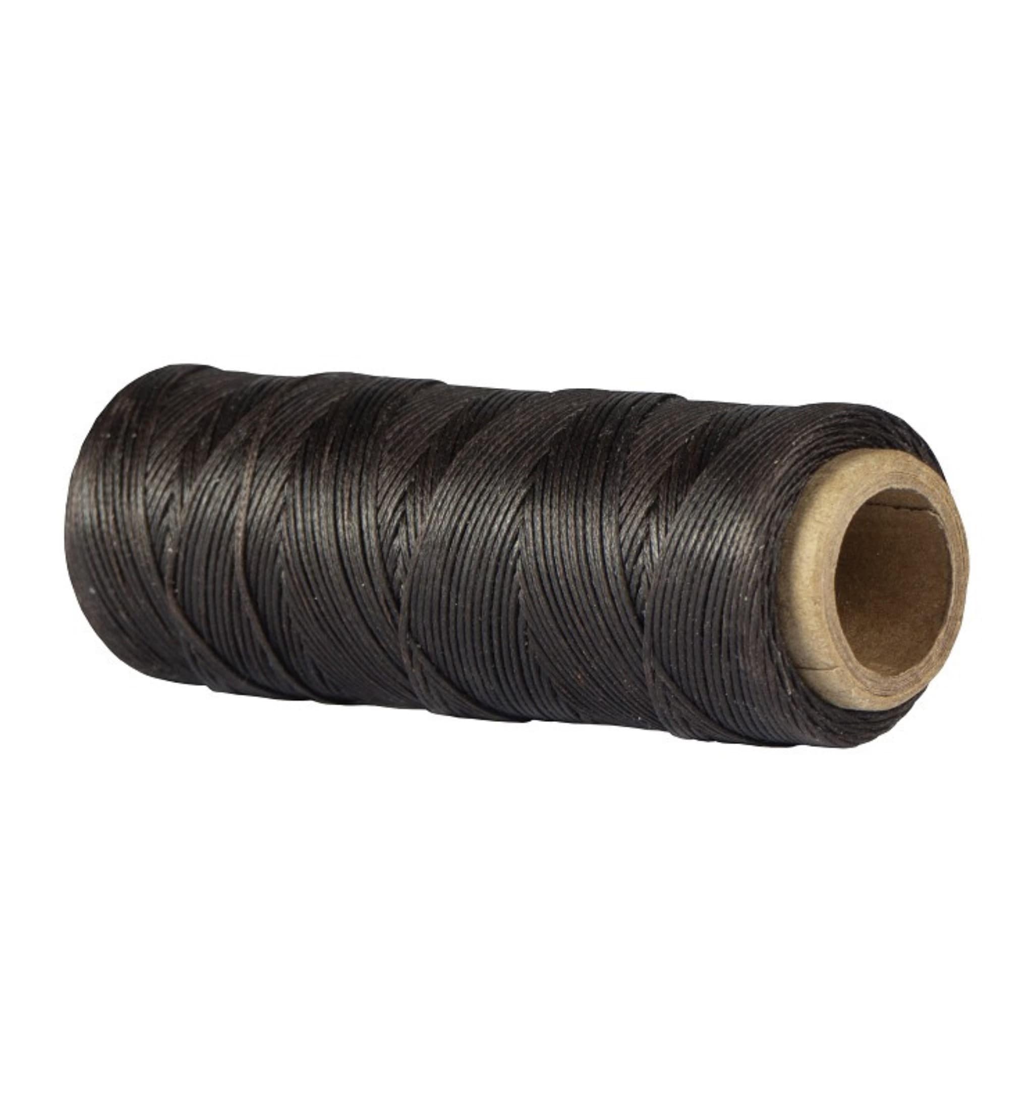 Waxed Plaiting Thread from Horka - Brown - Hogstaonline - Hogsta