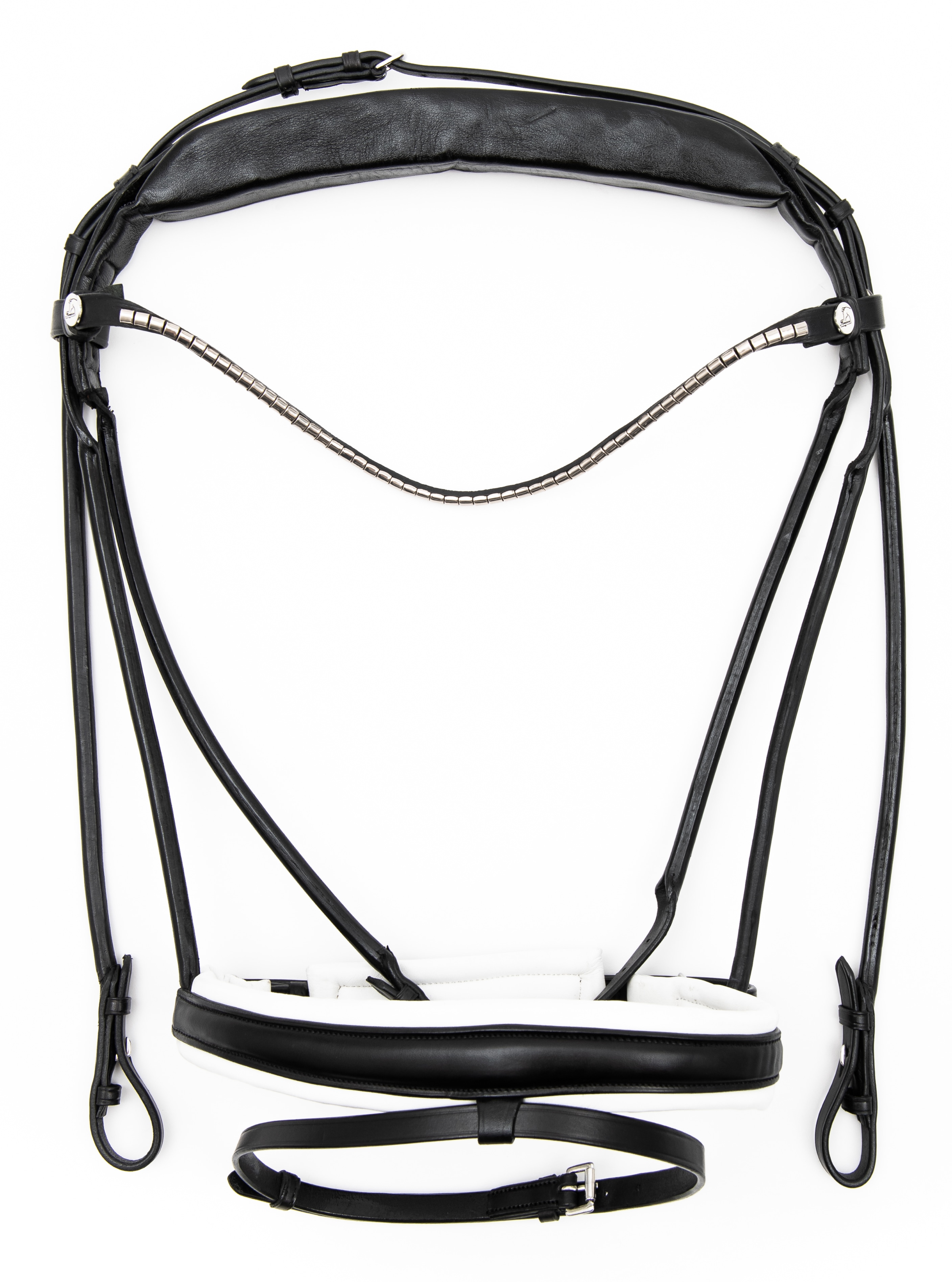 Finesse Bridle - Black/White