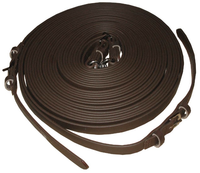 Driving Rein Tekna - 14 m - Brown 