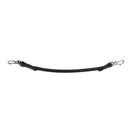 Round Sewn Saddle Strap - Black