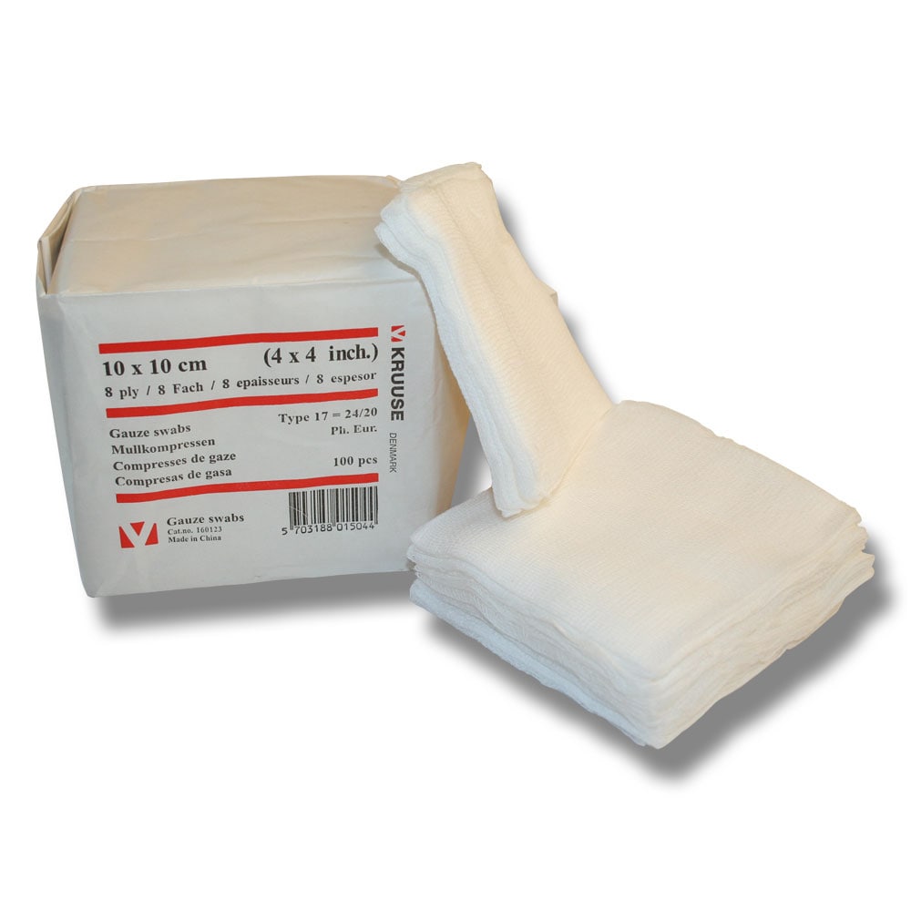 Gauze compresses 10 x 10