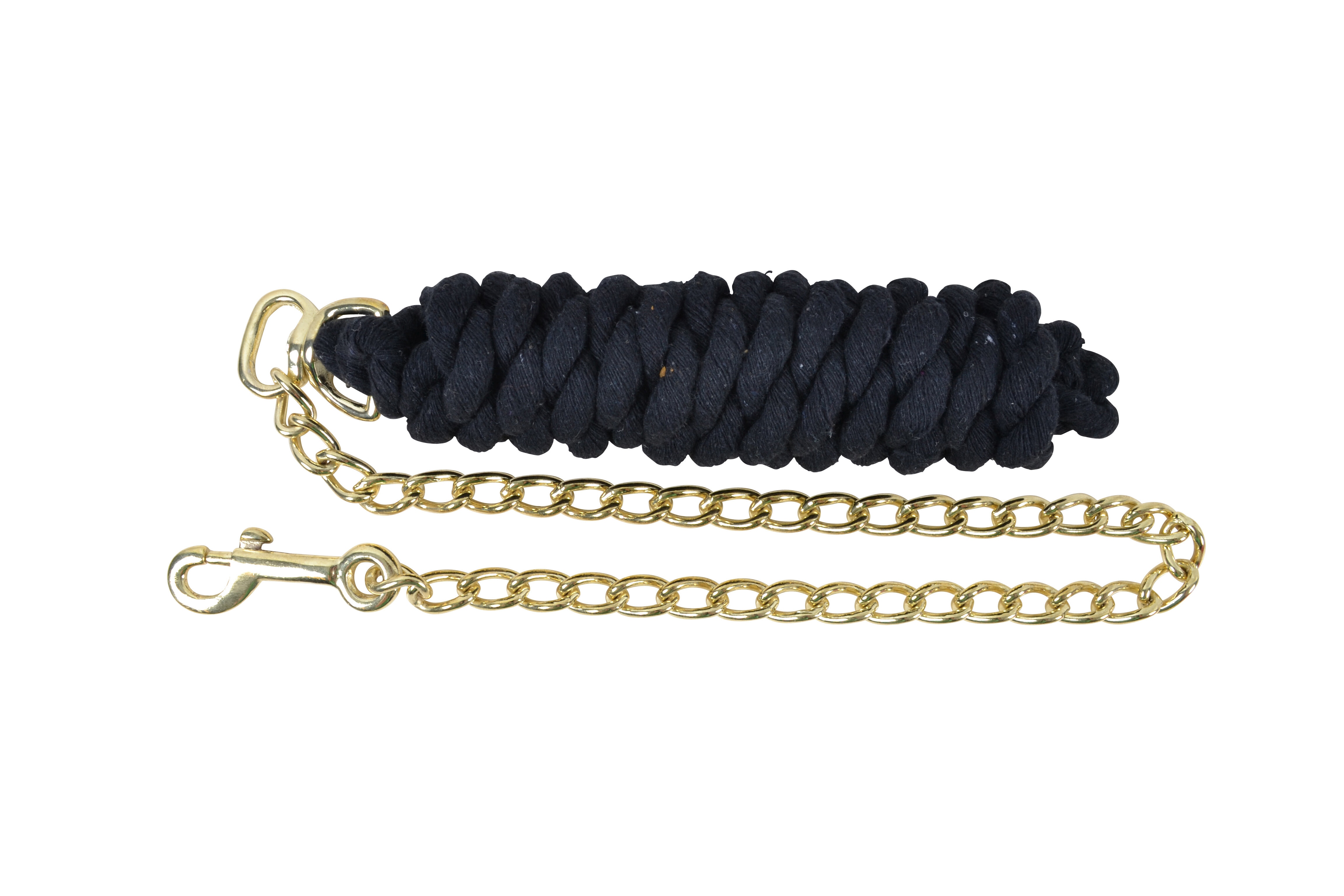 Leadrope with chain - Black