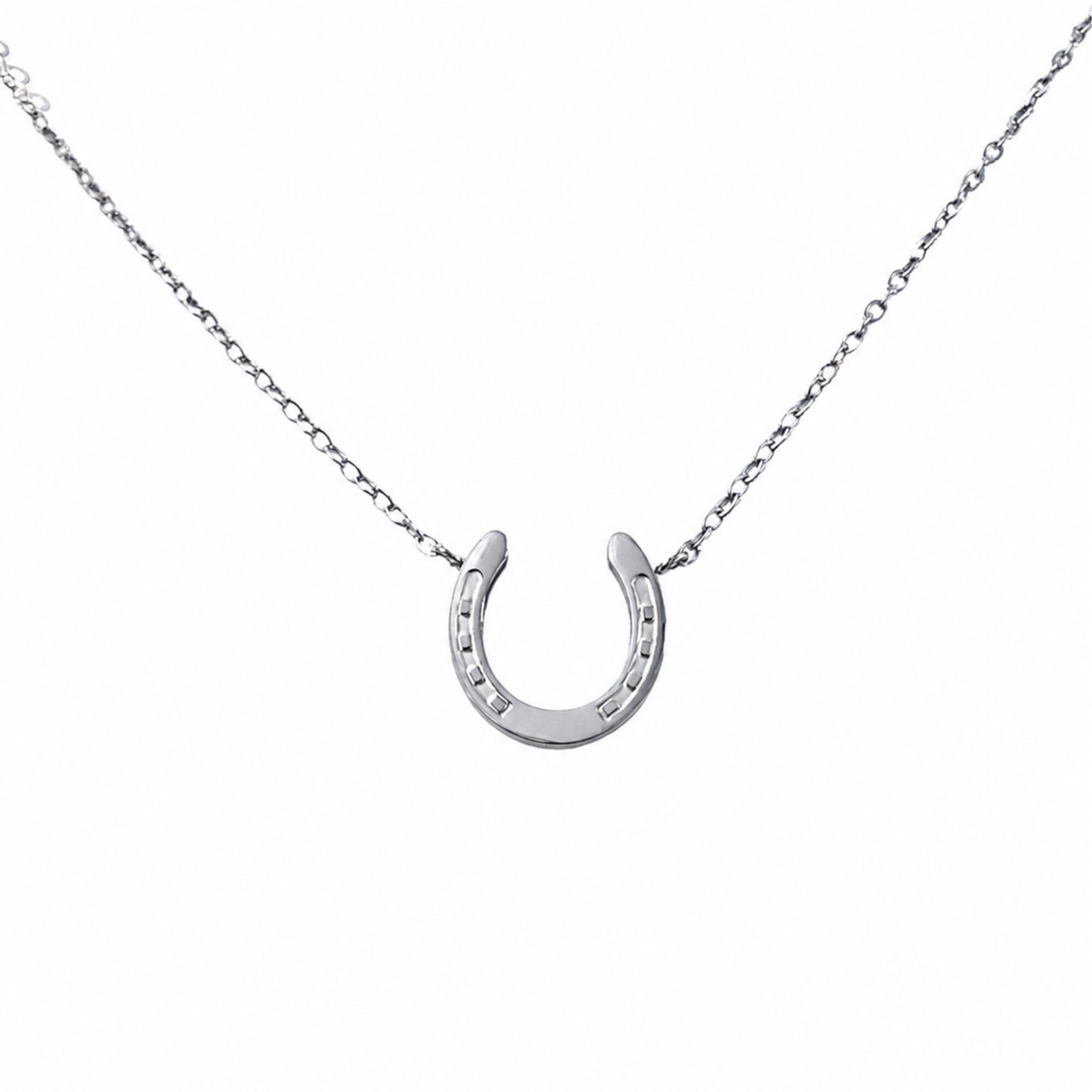 Horseshoe Necklace - Silver