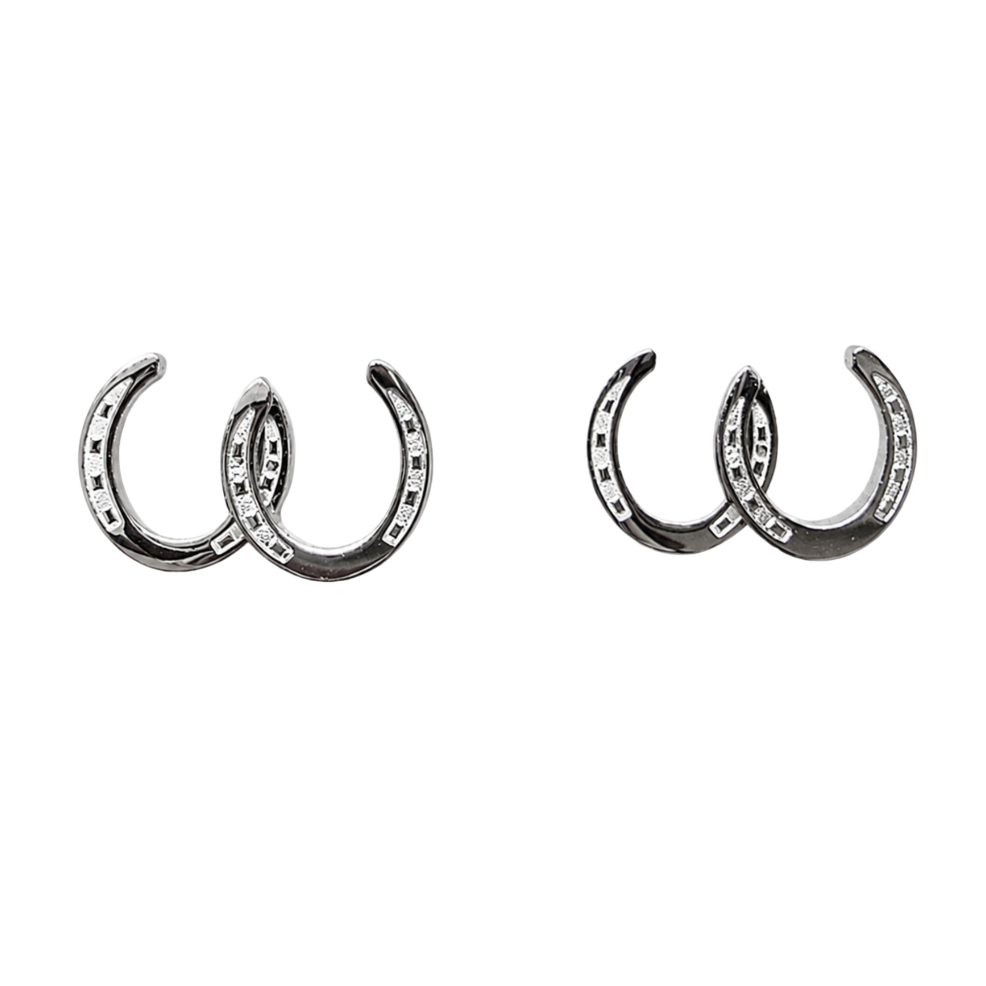 Horseshoe Studs - Silver
