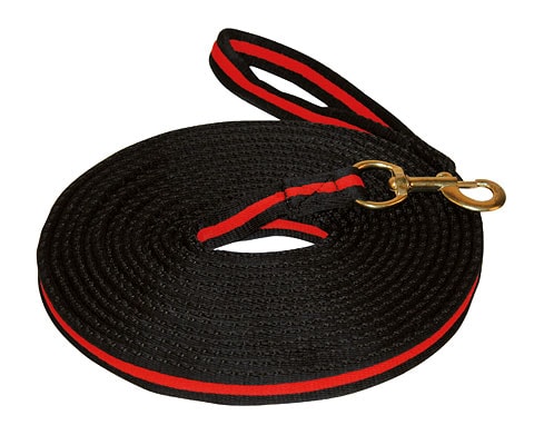 Lunge line - Black/Red