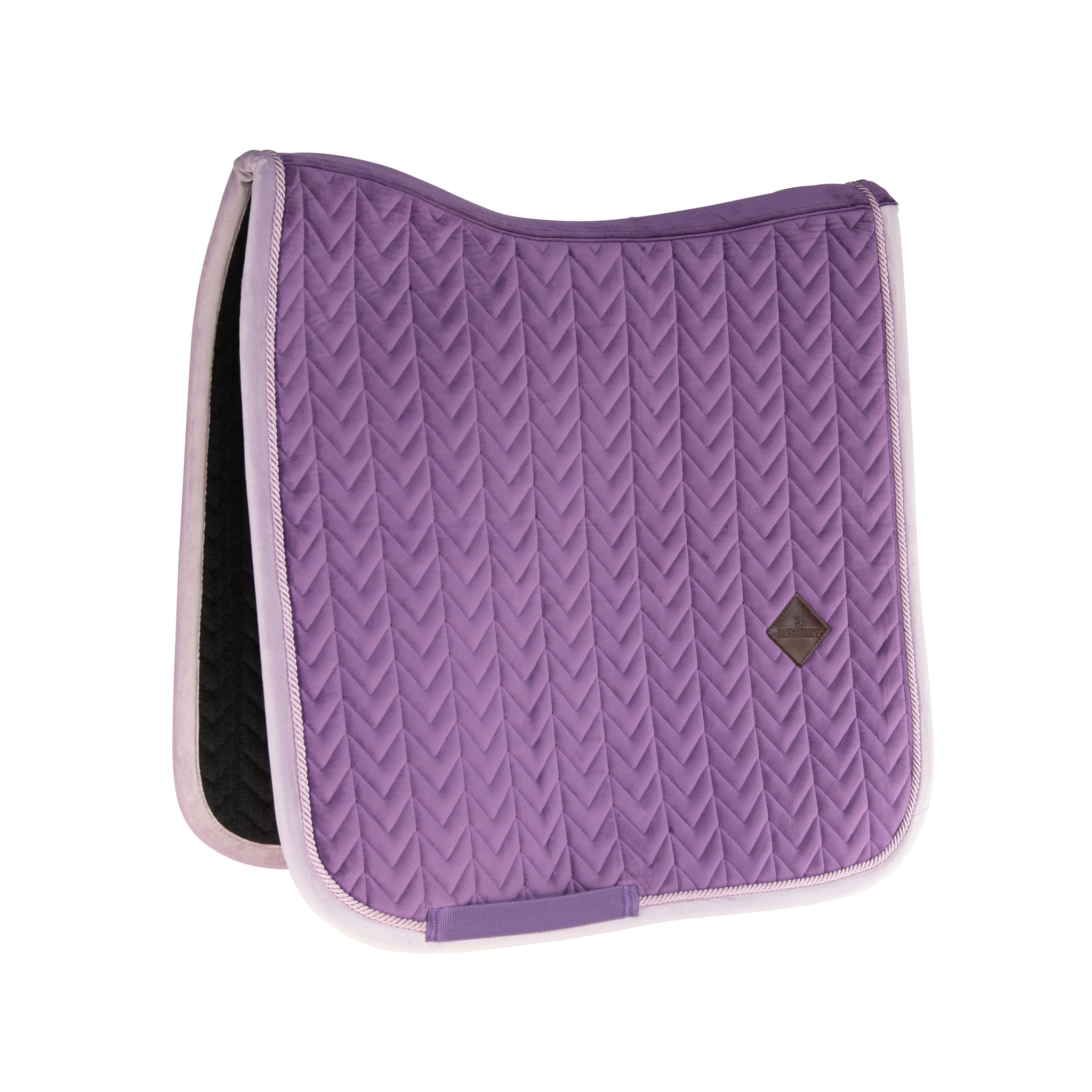 DR Saddle pad Velvet Contrast - Royal Purple 