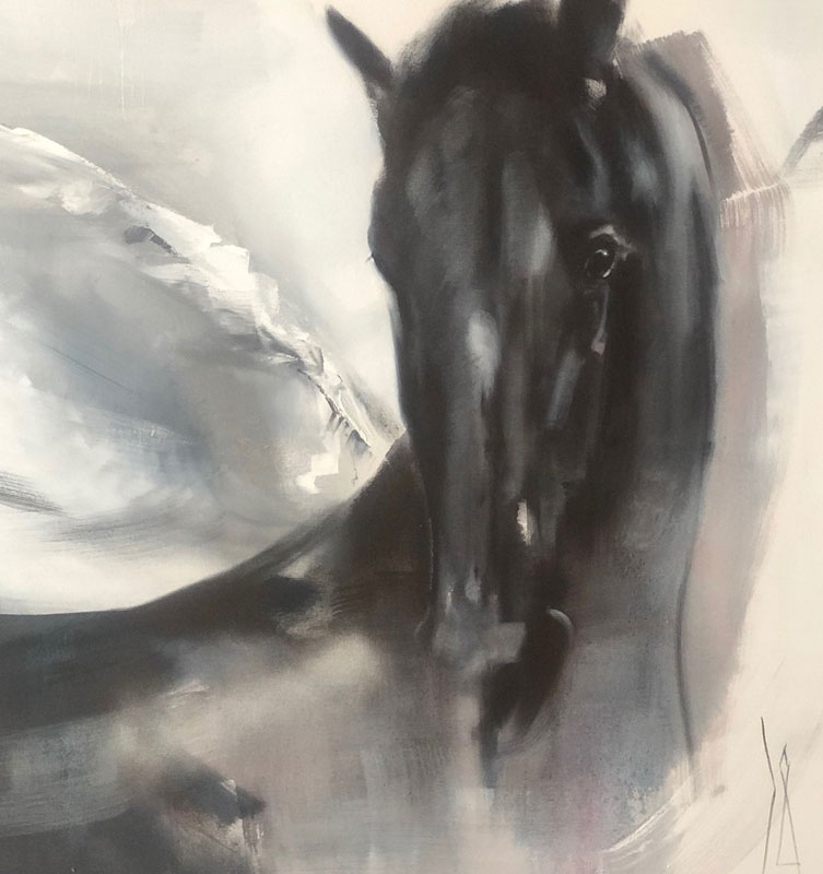 Horse Painting - Heart knows the way