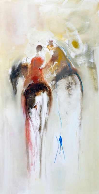 Katja Hannula Horse Painting Friendship