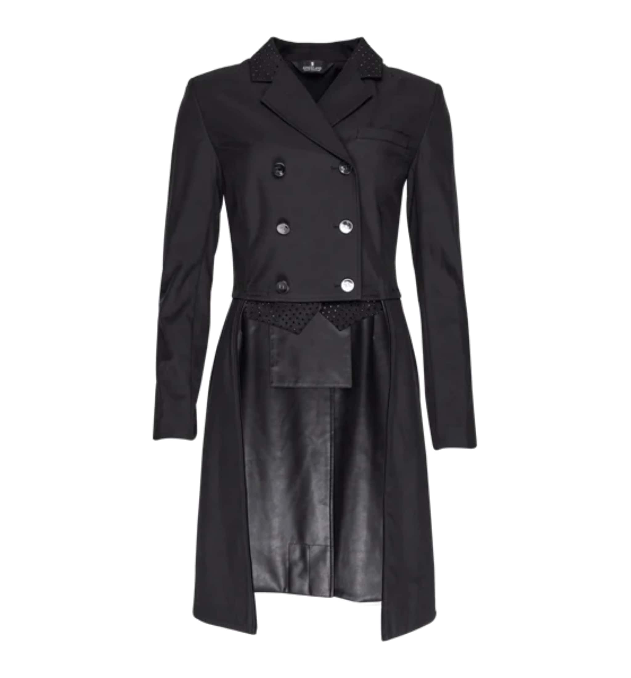 Classic Ladies Softshell Tail Coat - Black