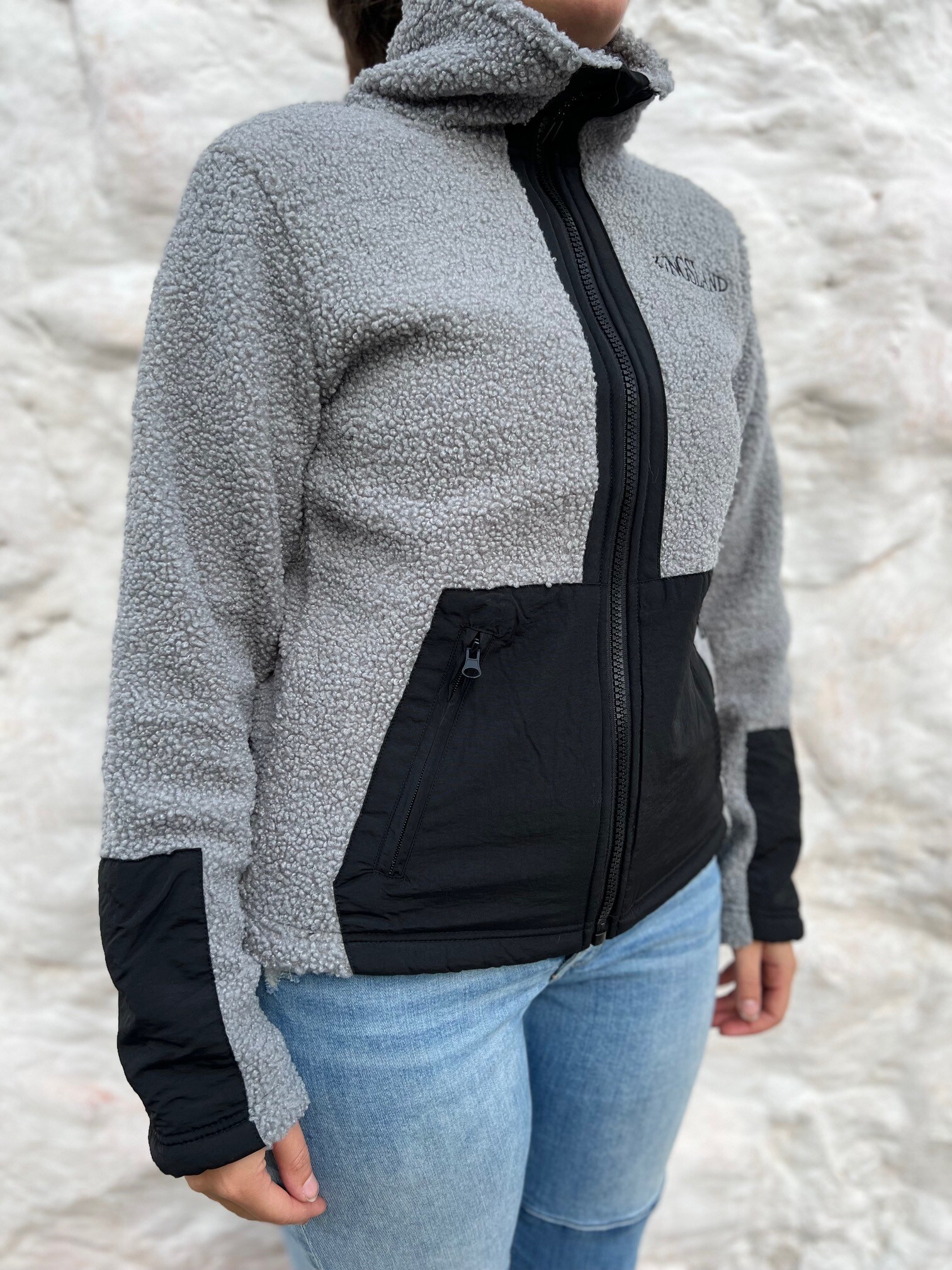 KLrosalie Fleece Jacket - Dark Grey