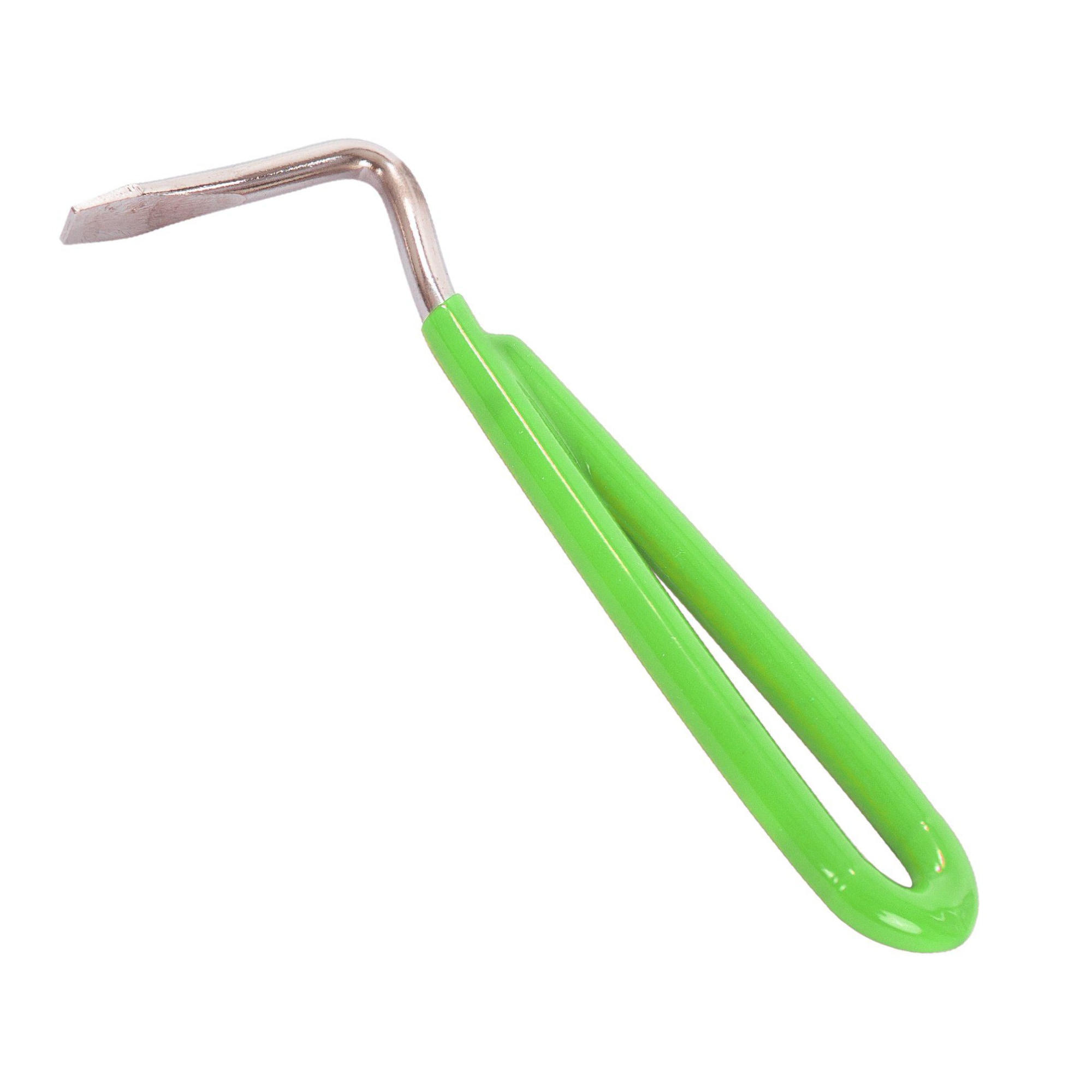 Hoof pick, vinyl handle - Limegreen