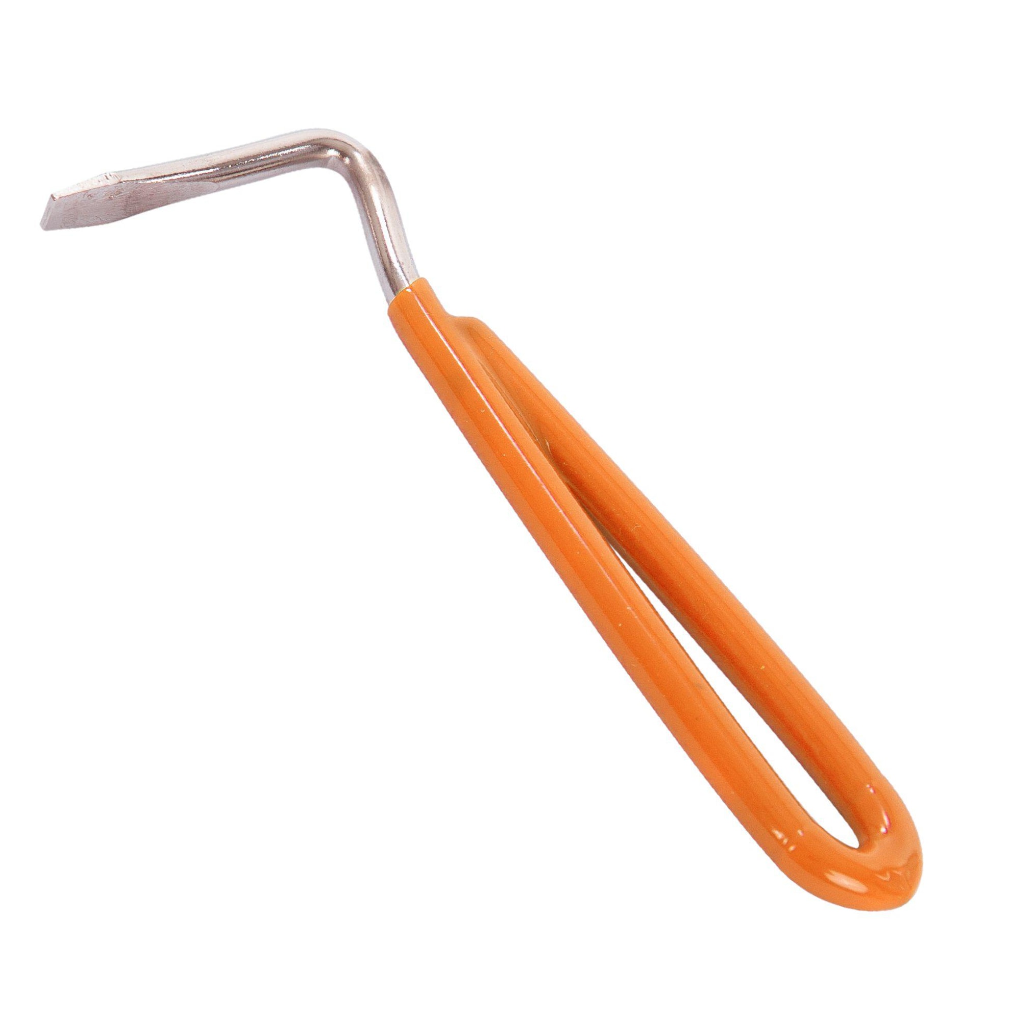 Hoof pick, vinyl handle - Orange