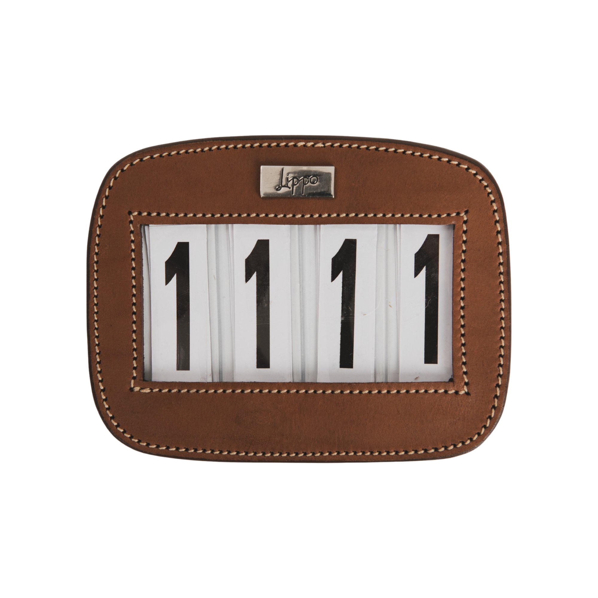 Number Holder 4 Digits - Oak Bark