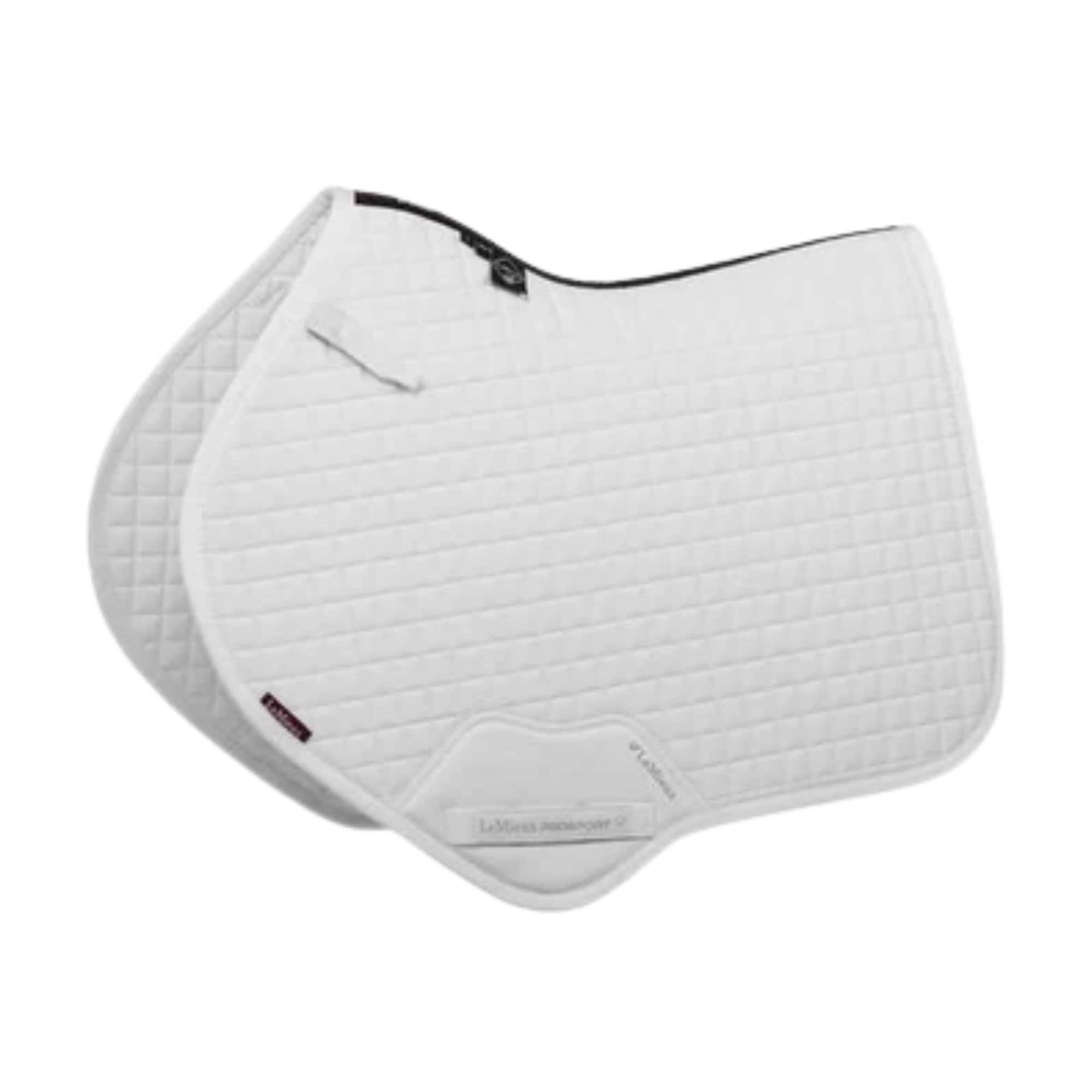 Classic Cotton Jumping Saddle Pad - White